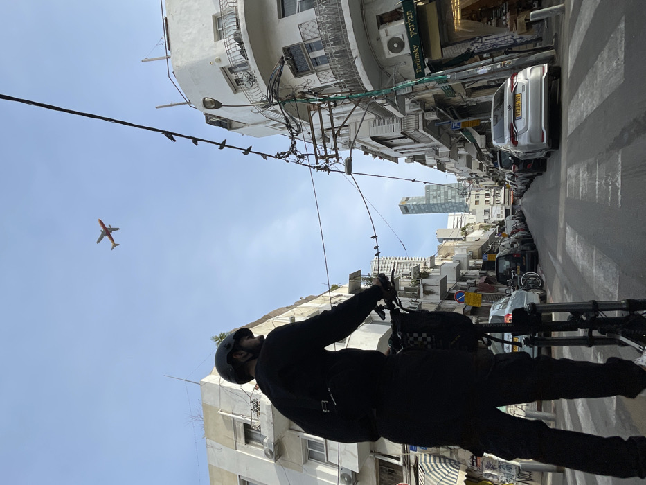 Morning glimpses of everyday life across Tel Aviv streets