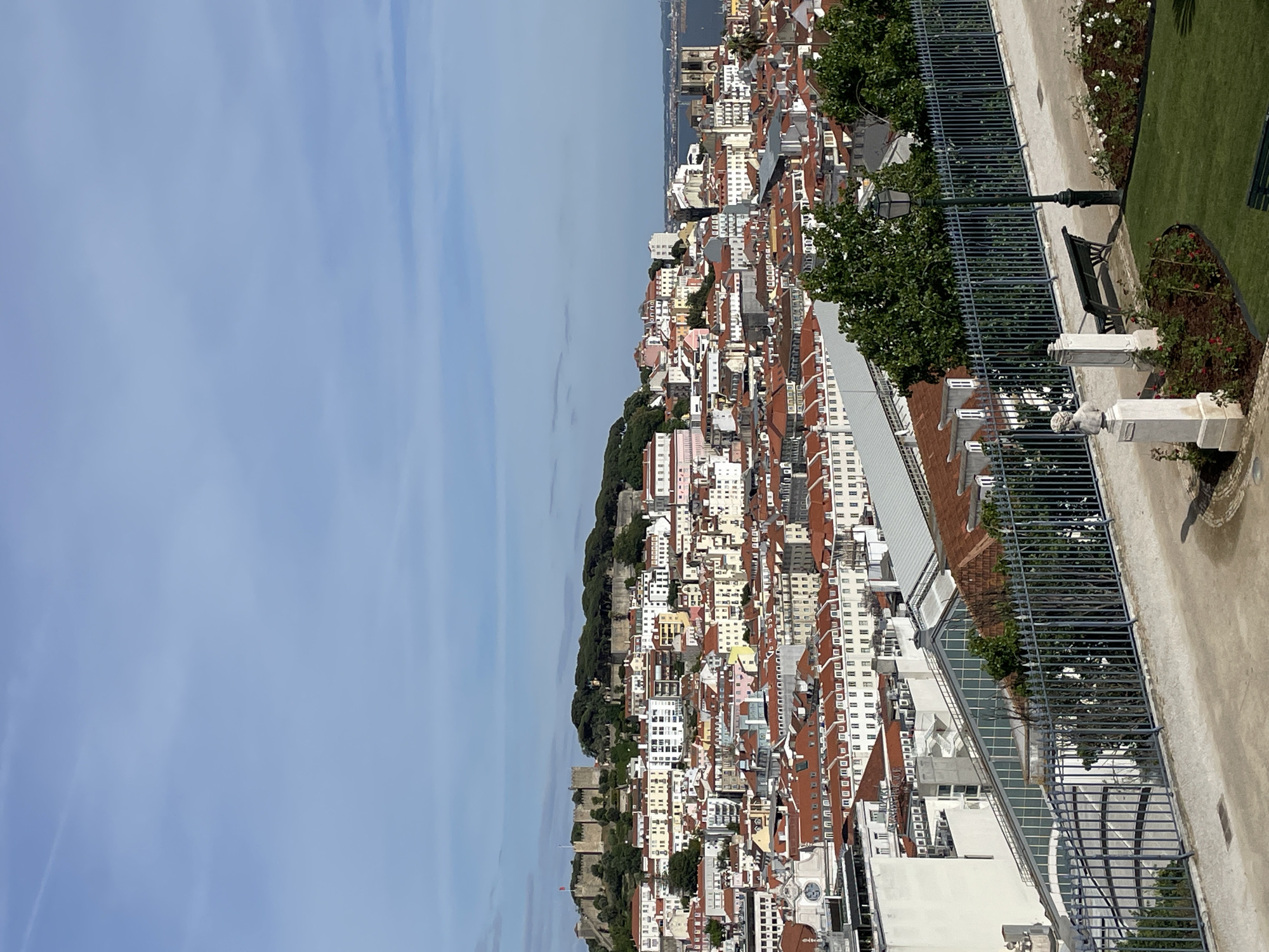 Tourist captures scenic Lisbon views from multiple city vantage points