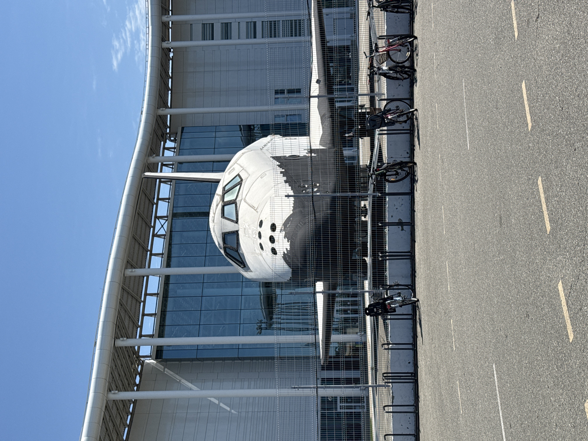 Space shuttle mockup spotted at Russian architectural complex