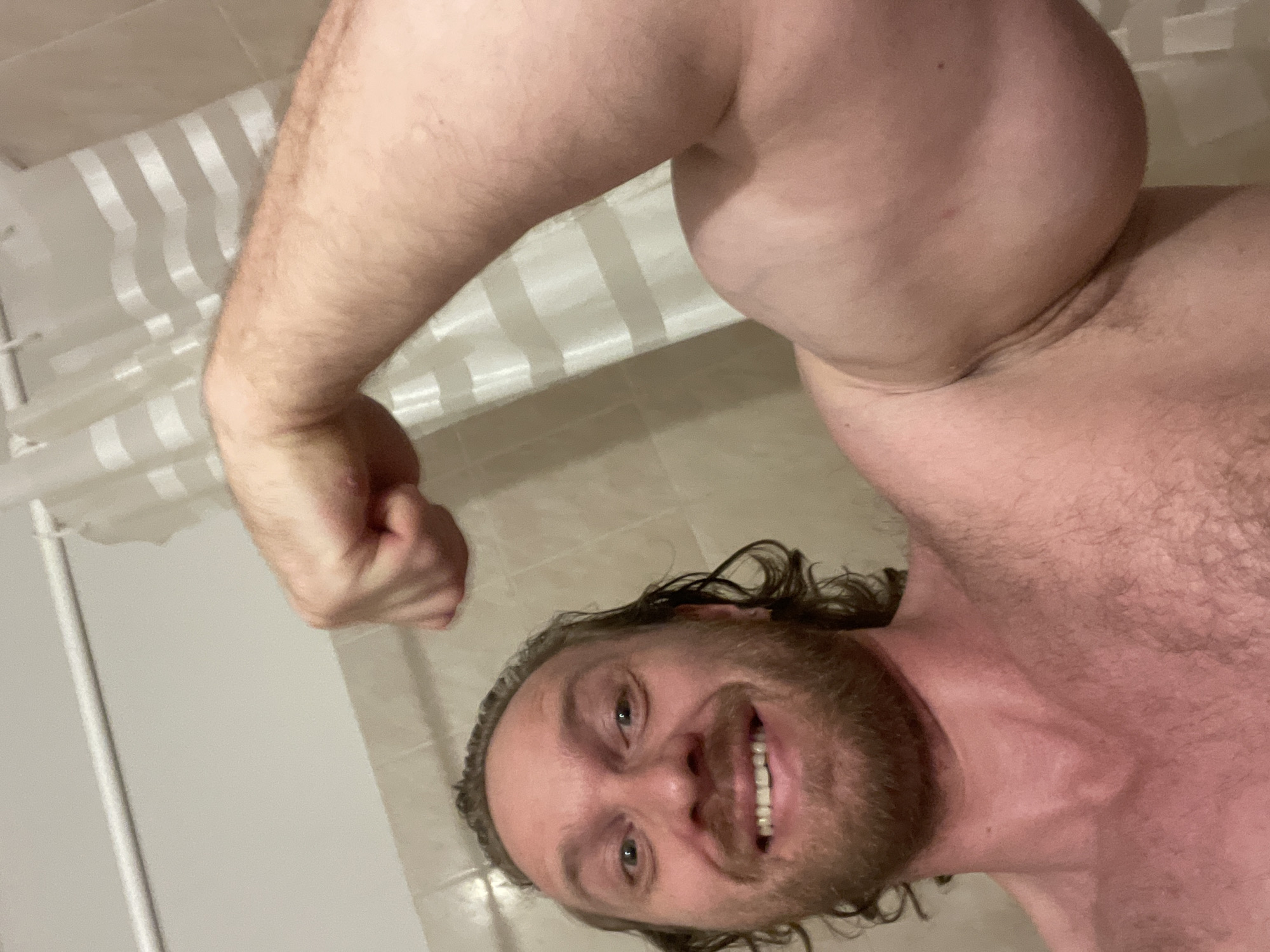 Casual flex pose at home in Saint Petersburg