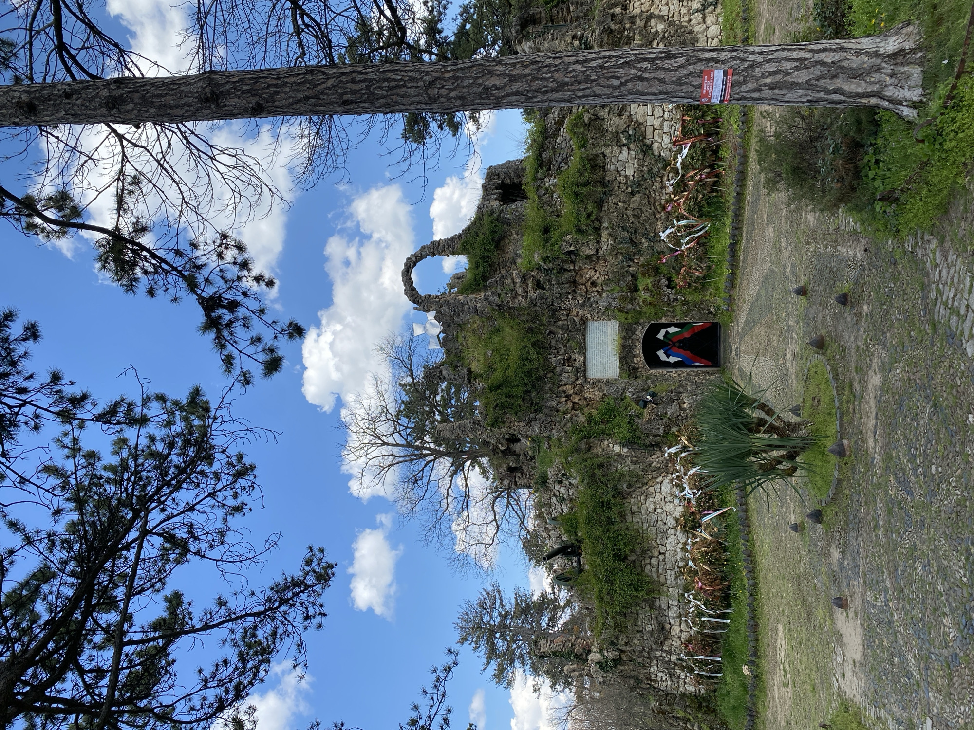 Tourist visits Pleven Panorama war memorial in Bulgaria