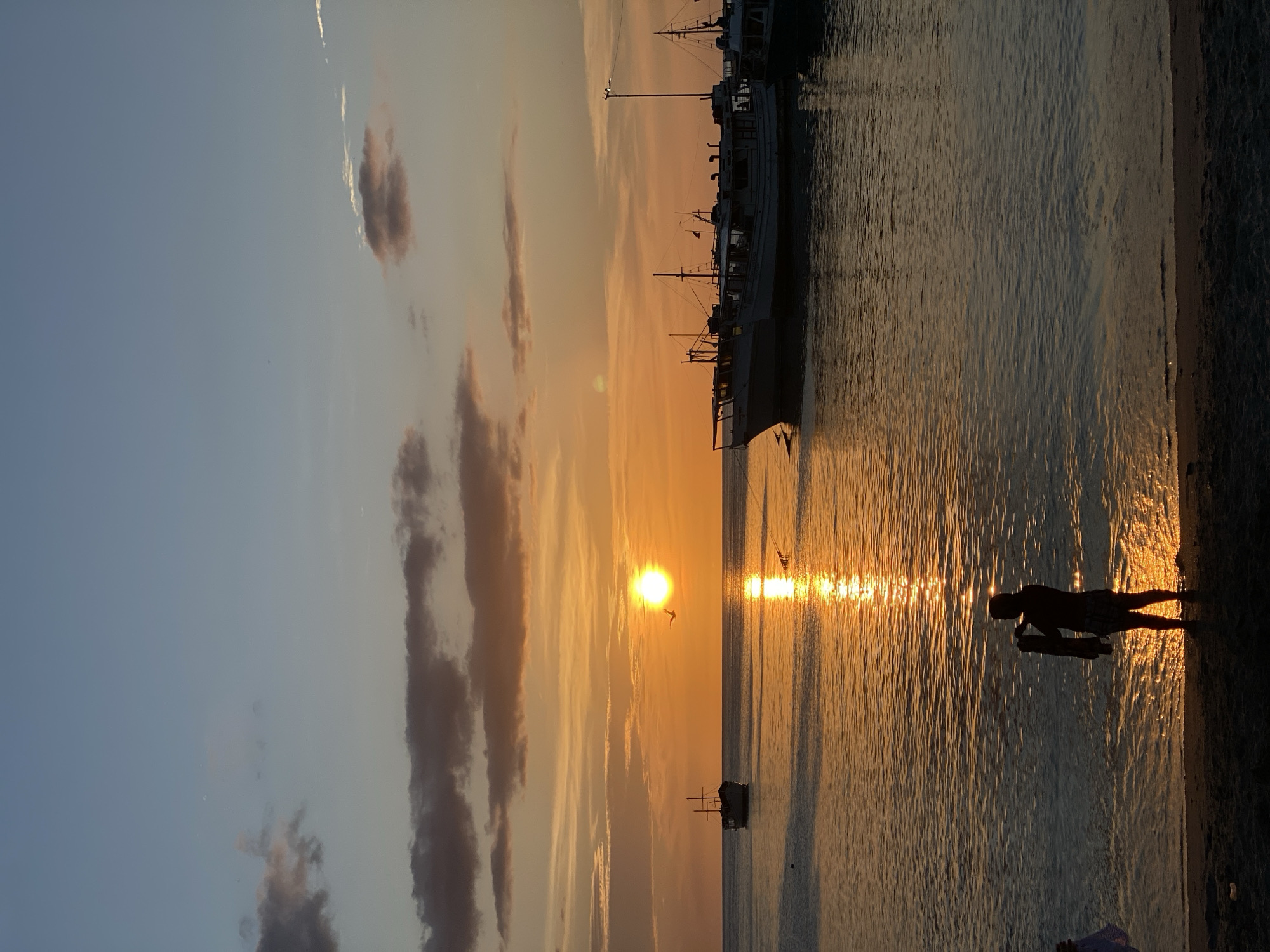 Golden hour at Juan Griego bay, Venezuela
