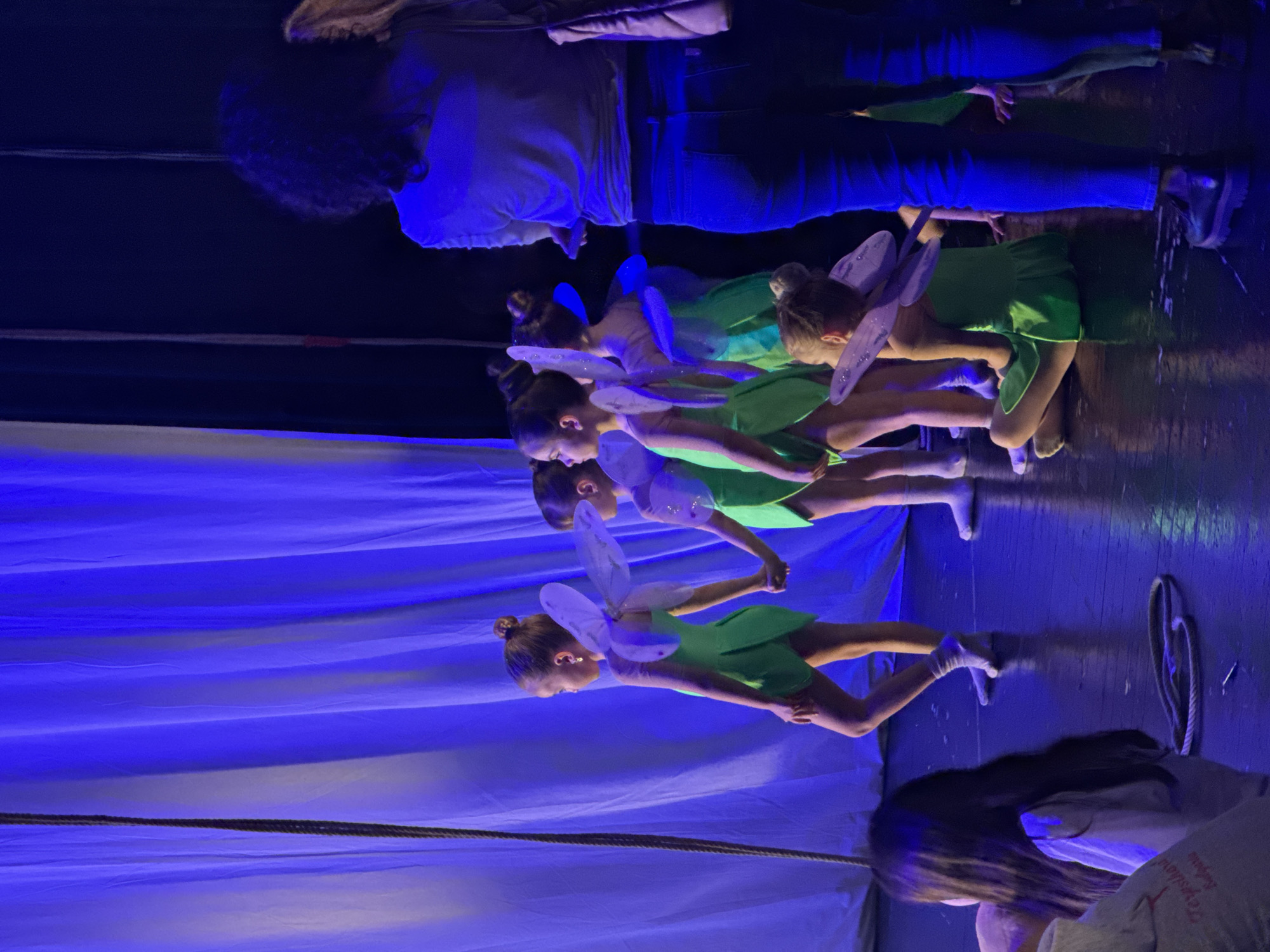 Easter fairy performance by young girls in Ruse, Bulgaria
