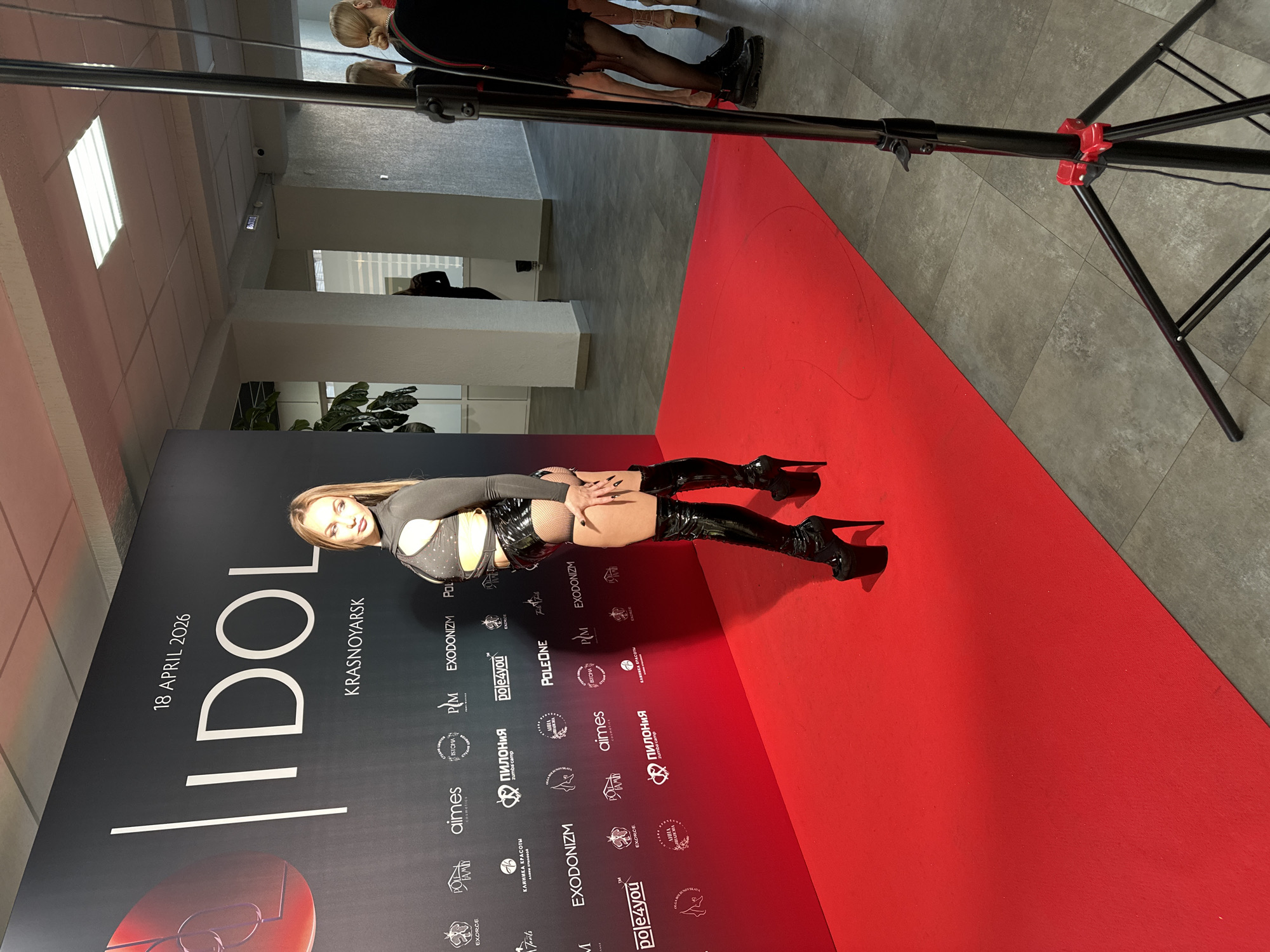Cosplayers pose at IDOL event in Krasnoyarsk