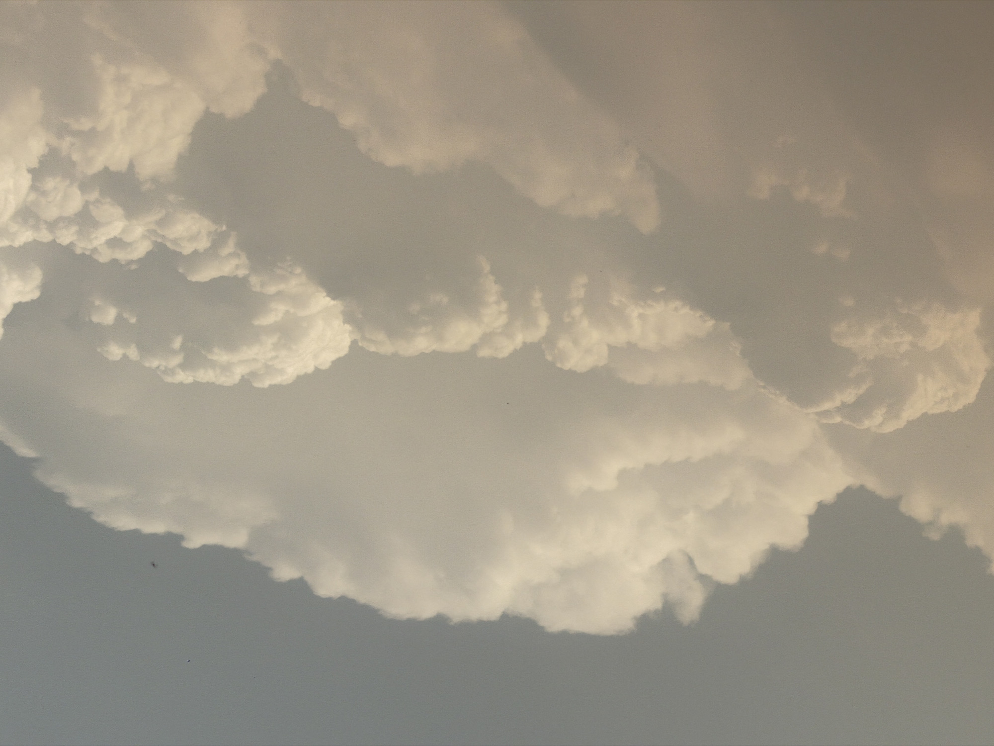 Large cloud formation observed over Pokhara, Nepal