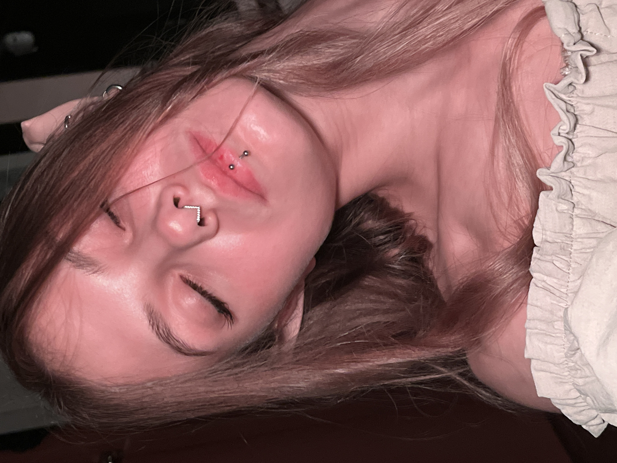 Woman photographed resting in Фоки, Russia