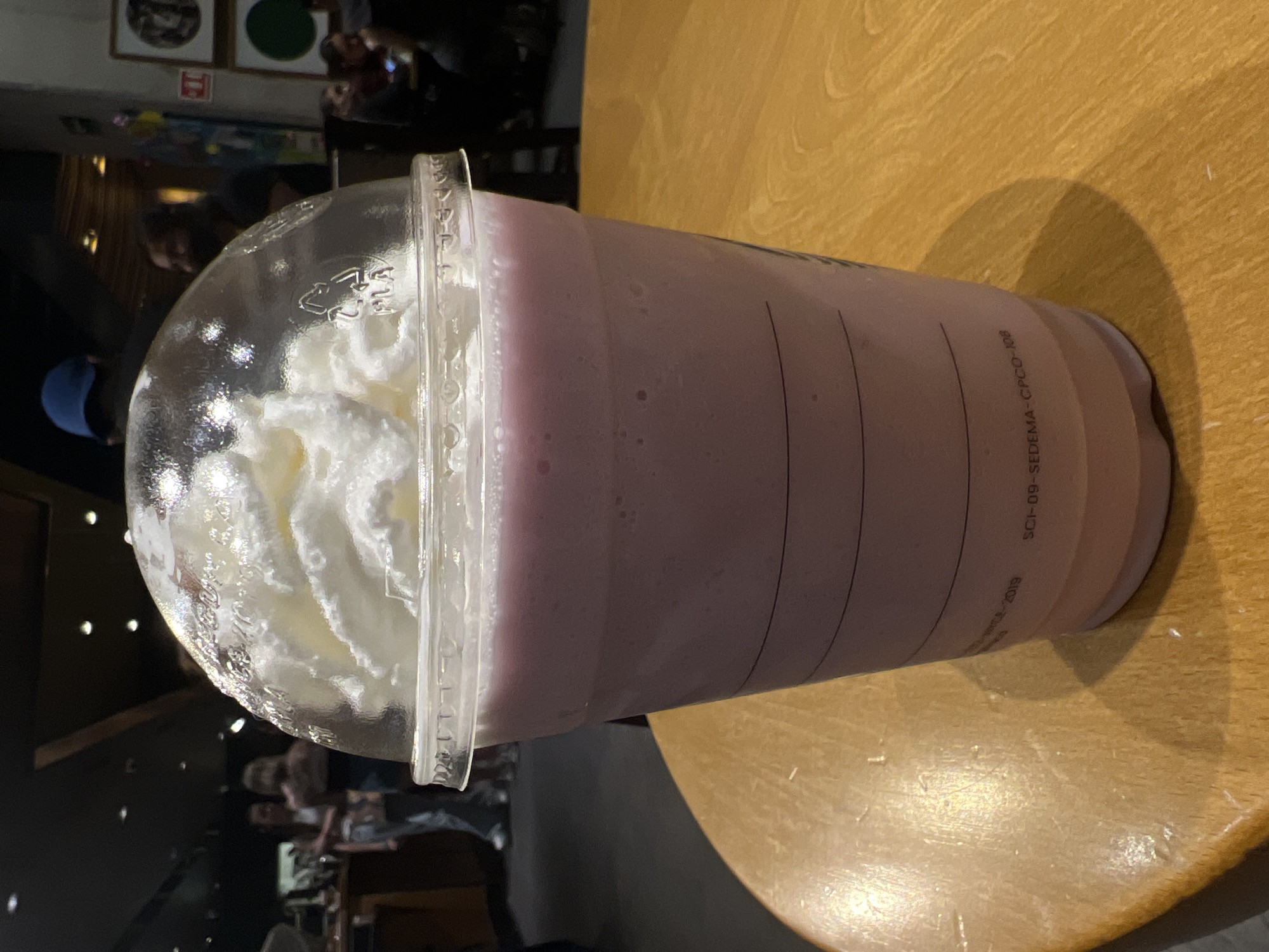 Purple Frappuccino spotted at Mexico City Starbucks location