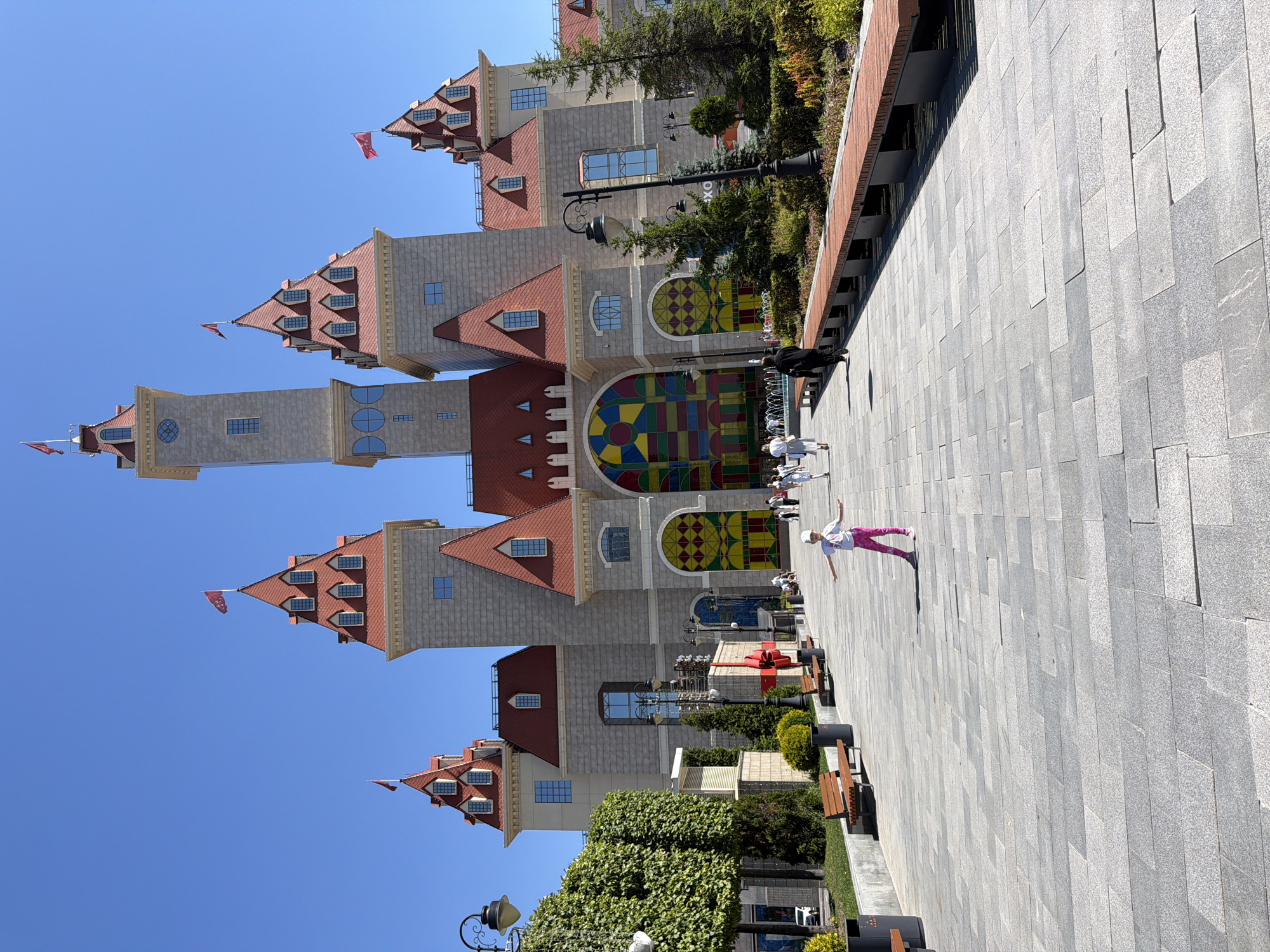 Morning at Moscow's Dream Island indoor amusement park