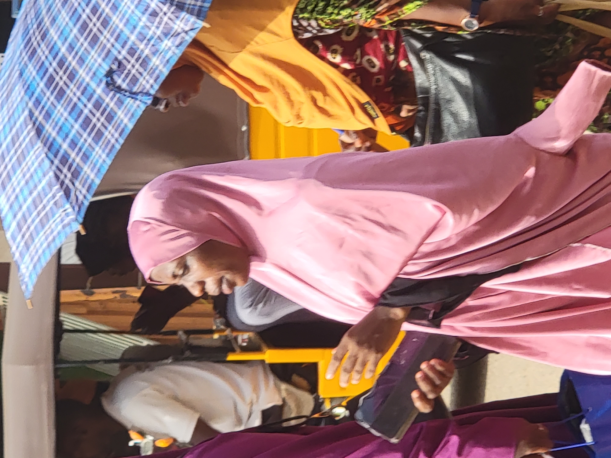Morning market activity documented in Maiburiji, Nigeria