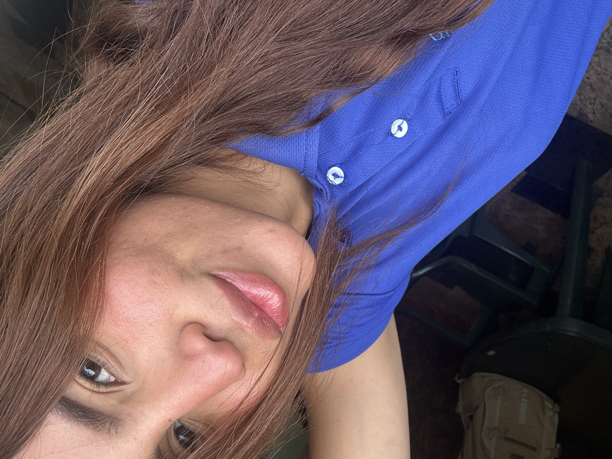 Back-to-back selfies in La Tagua, Venezuela