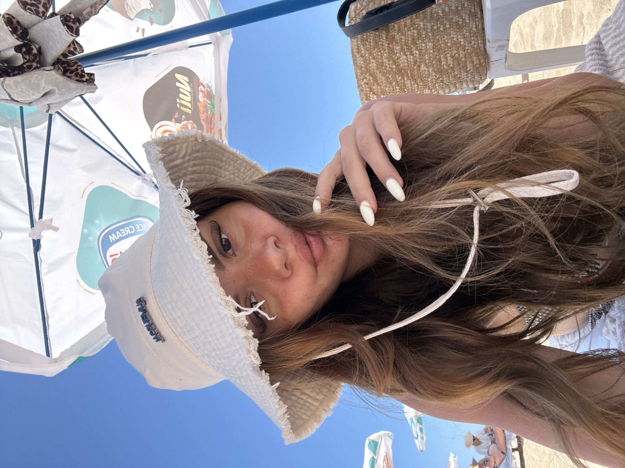 Sunny beach day in Primorsko with a Pomeranian in tow
