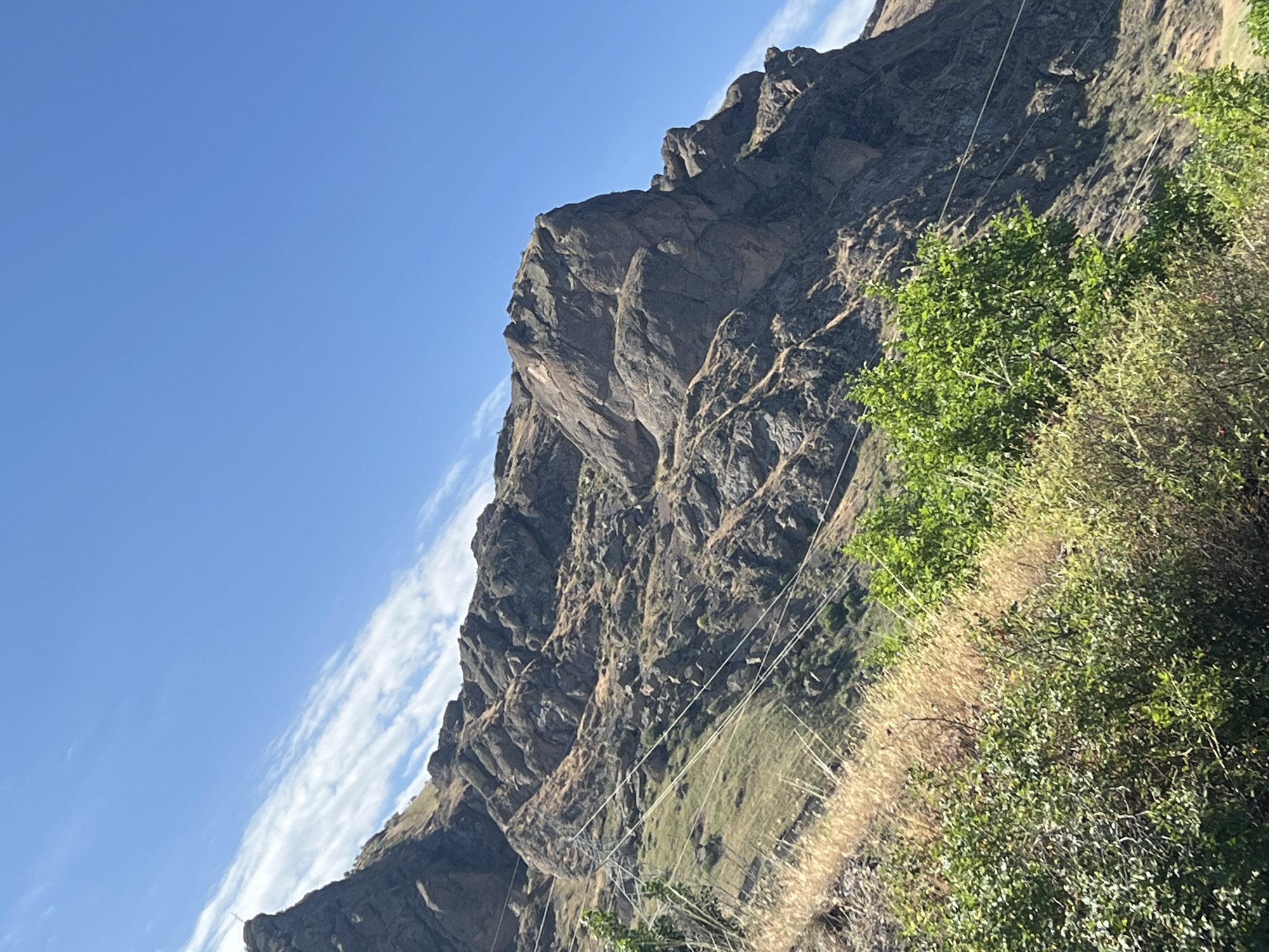 Mountain road and landscape scenes along Malishka, Armenia