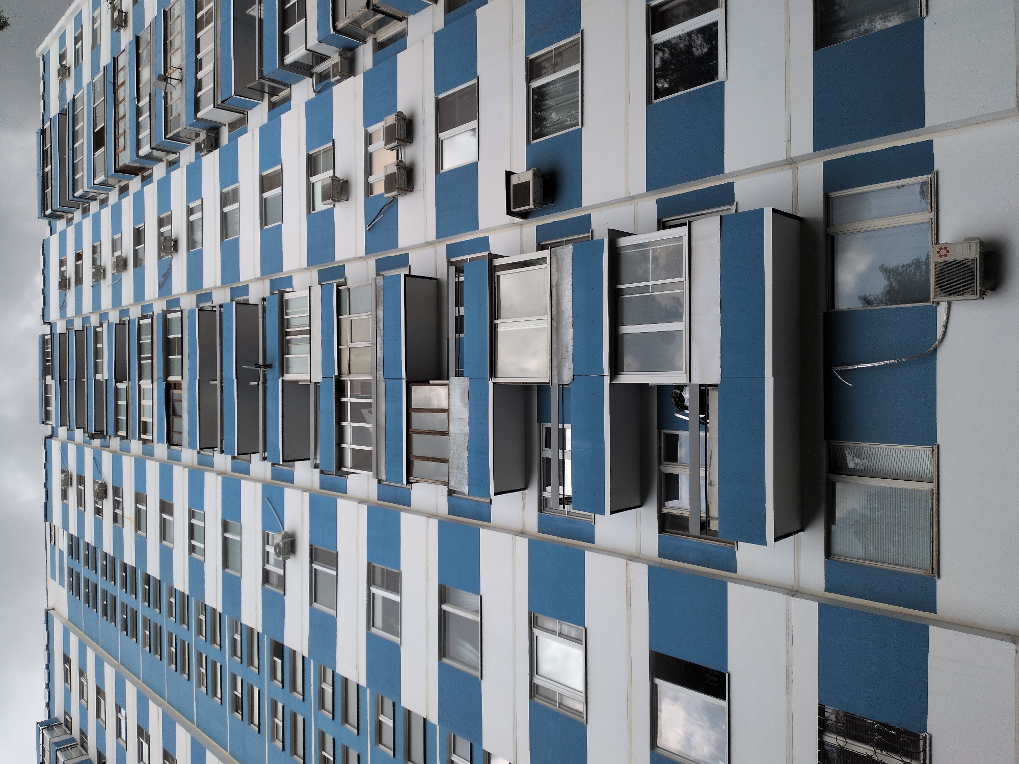 Morning walk documents Moscow neighborhood buildings and public spaces