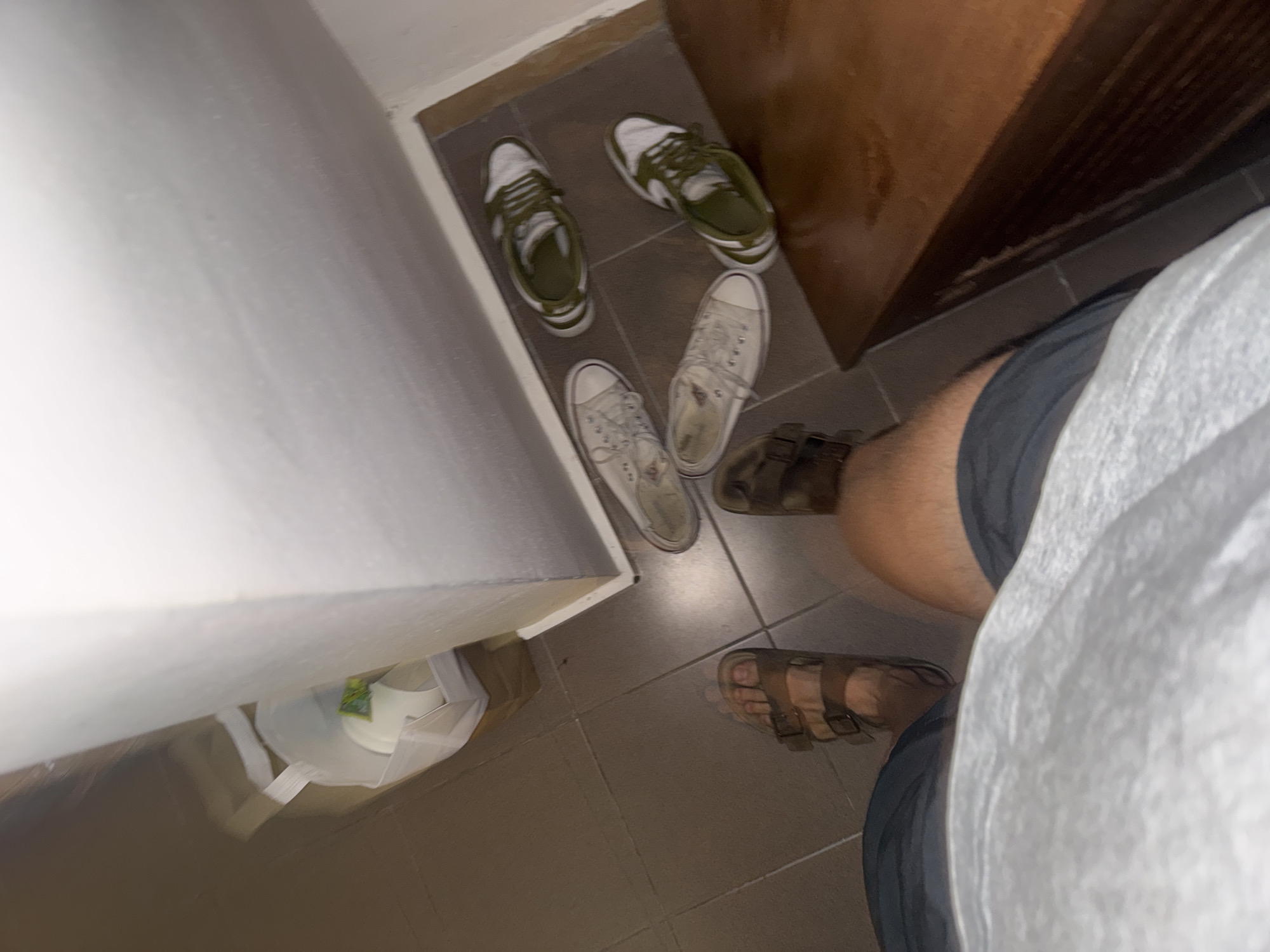 Hotel room and North Kuta streets on a Bali night