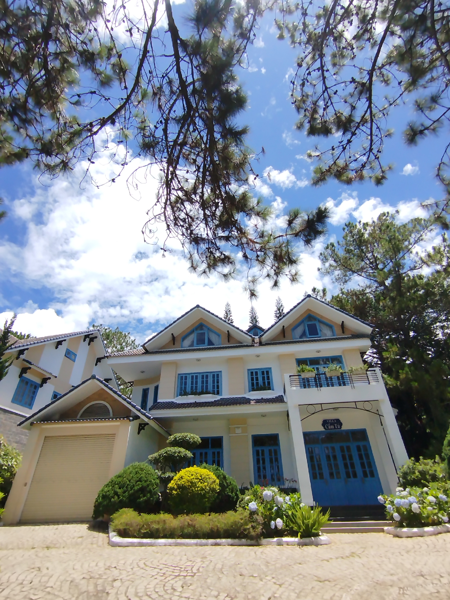 Blue-trimmed houses documented in Đà Lạt's Lâm Viên district