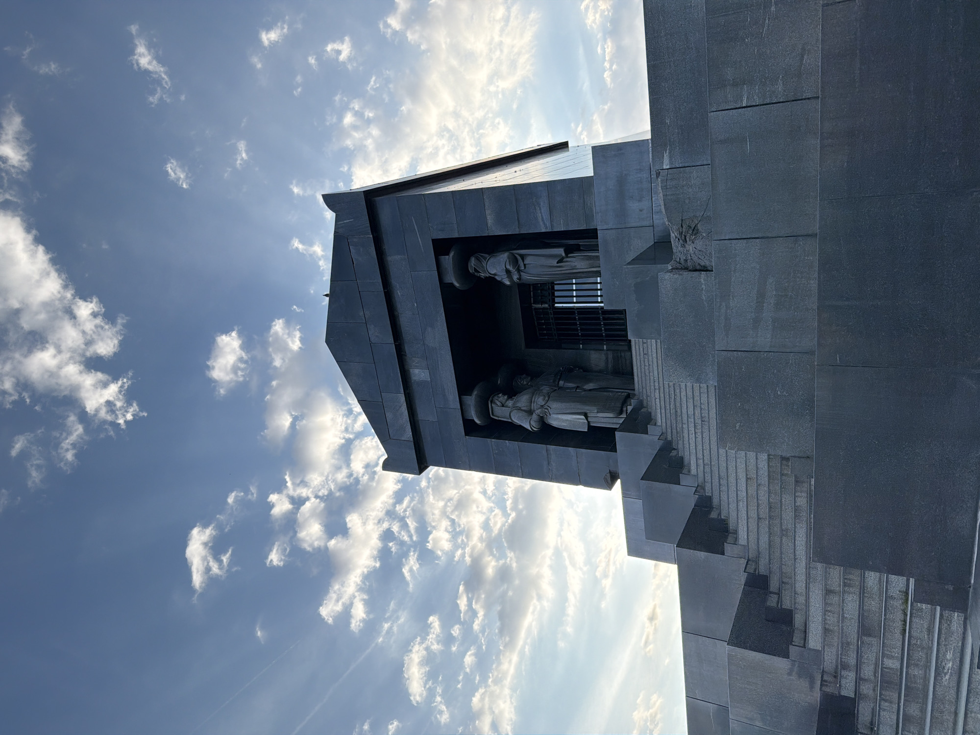 Witness documents war memorials in Vozdovac, Serbia