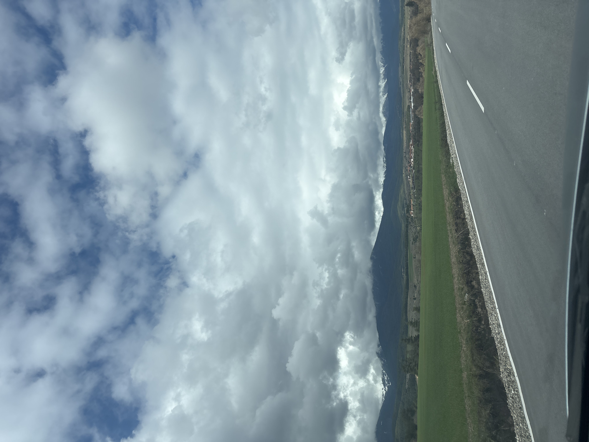 Morning drive documented on mountain road near Razlog, Bulgaria