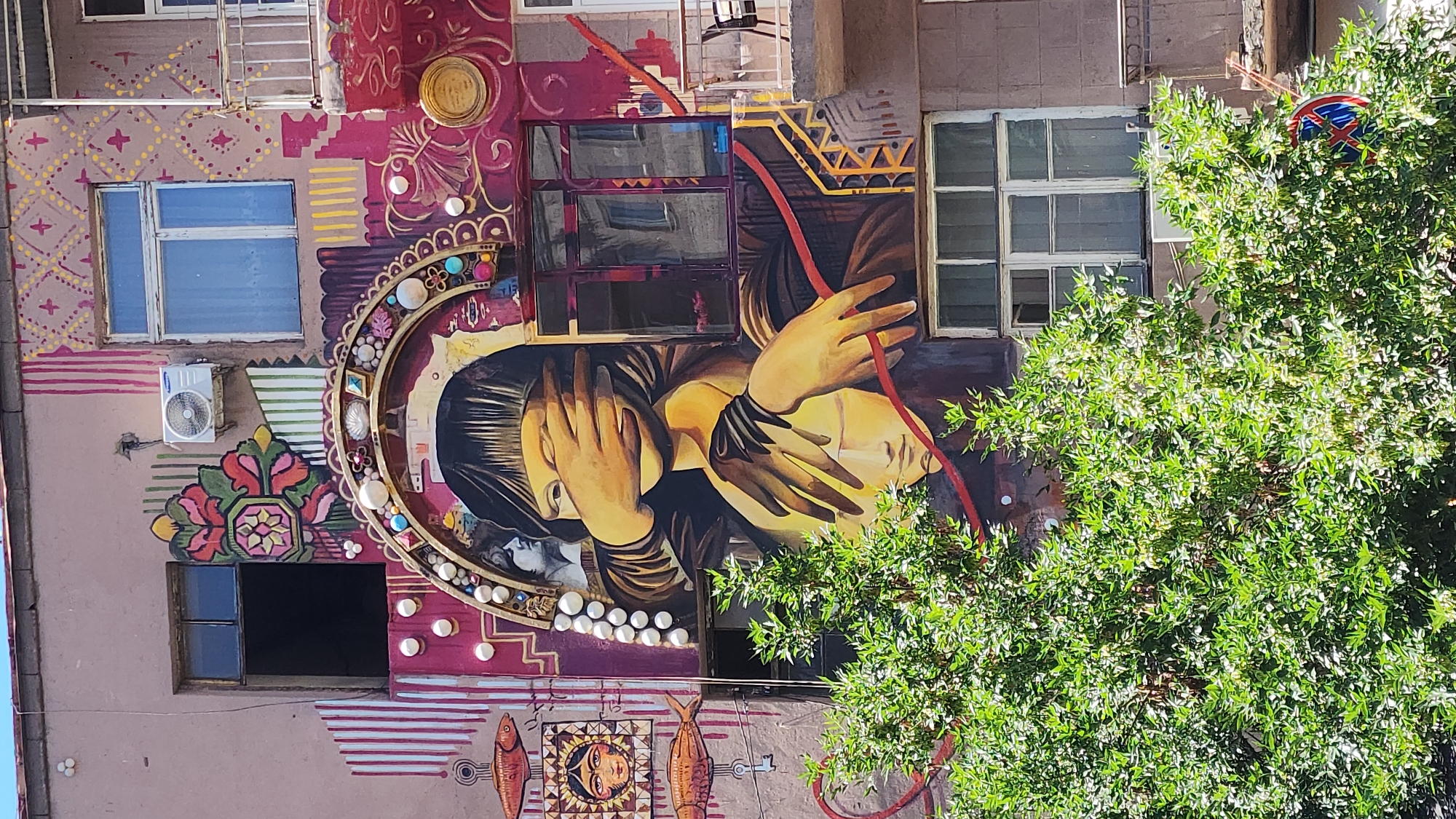 Murals, monuments, and the Cascade on a Yerevan morning
