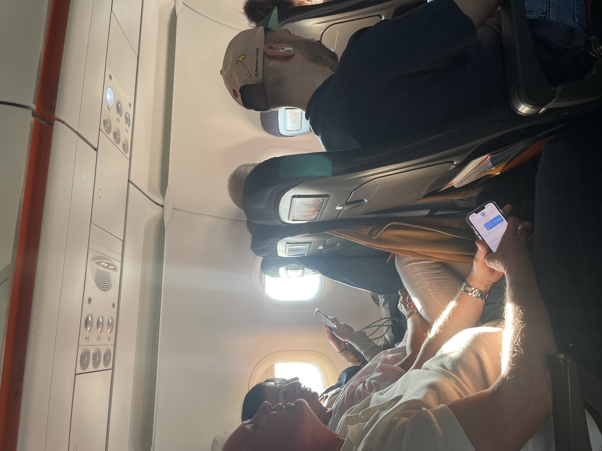 Traveler documents departure journey at Lyon airport