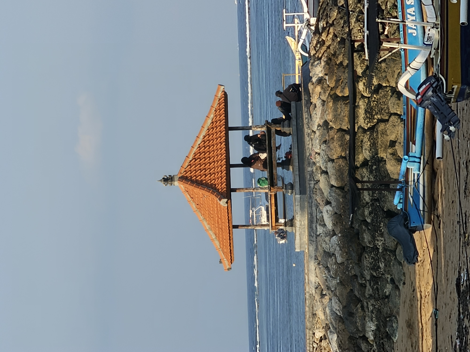 Quiet morning along Denpasar's beachfront and coastal paths