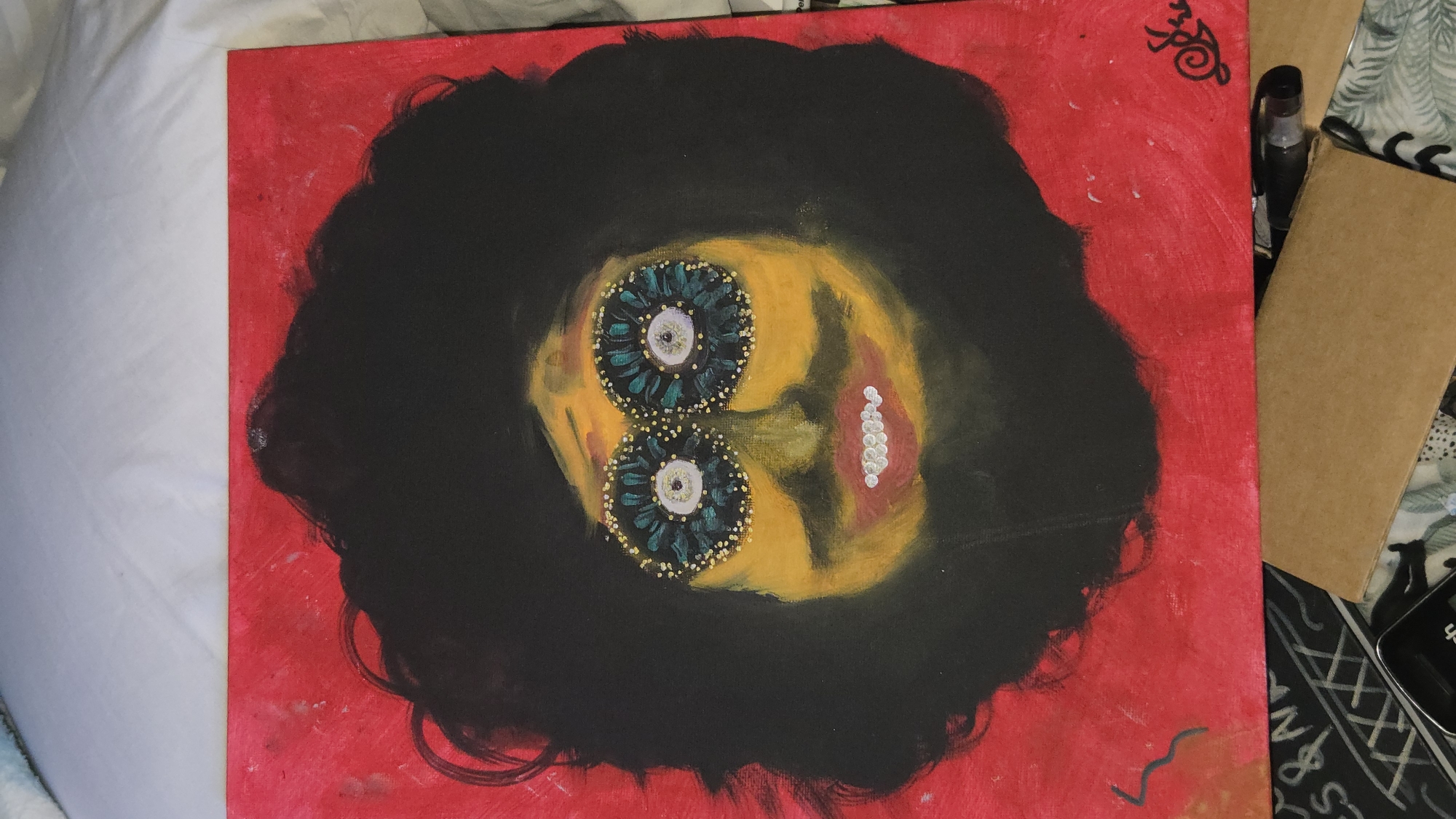 Artist creates figurative painting in Lompoc studio session
