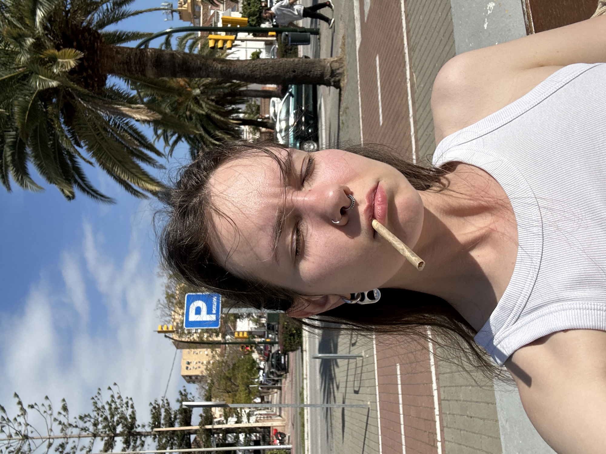 Daytime scenes captured near Málaga stadium area