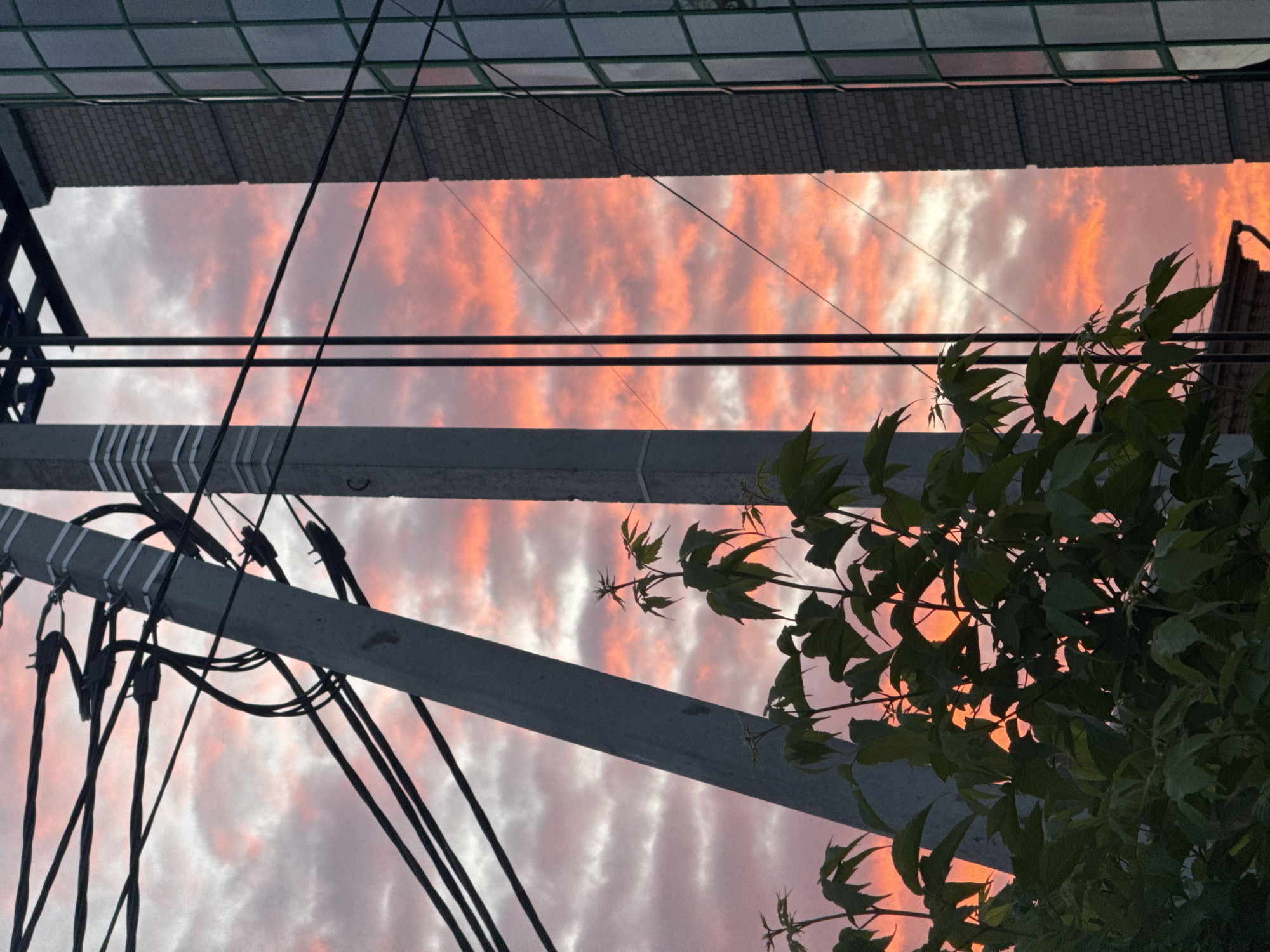 Sunset documented across Izhevsk cityscape in evening photos