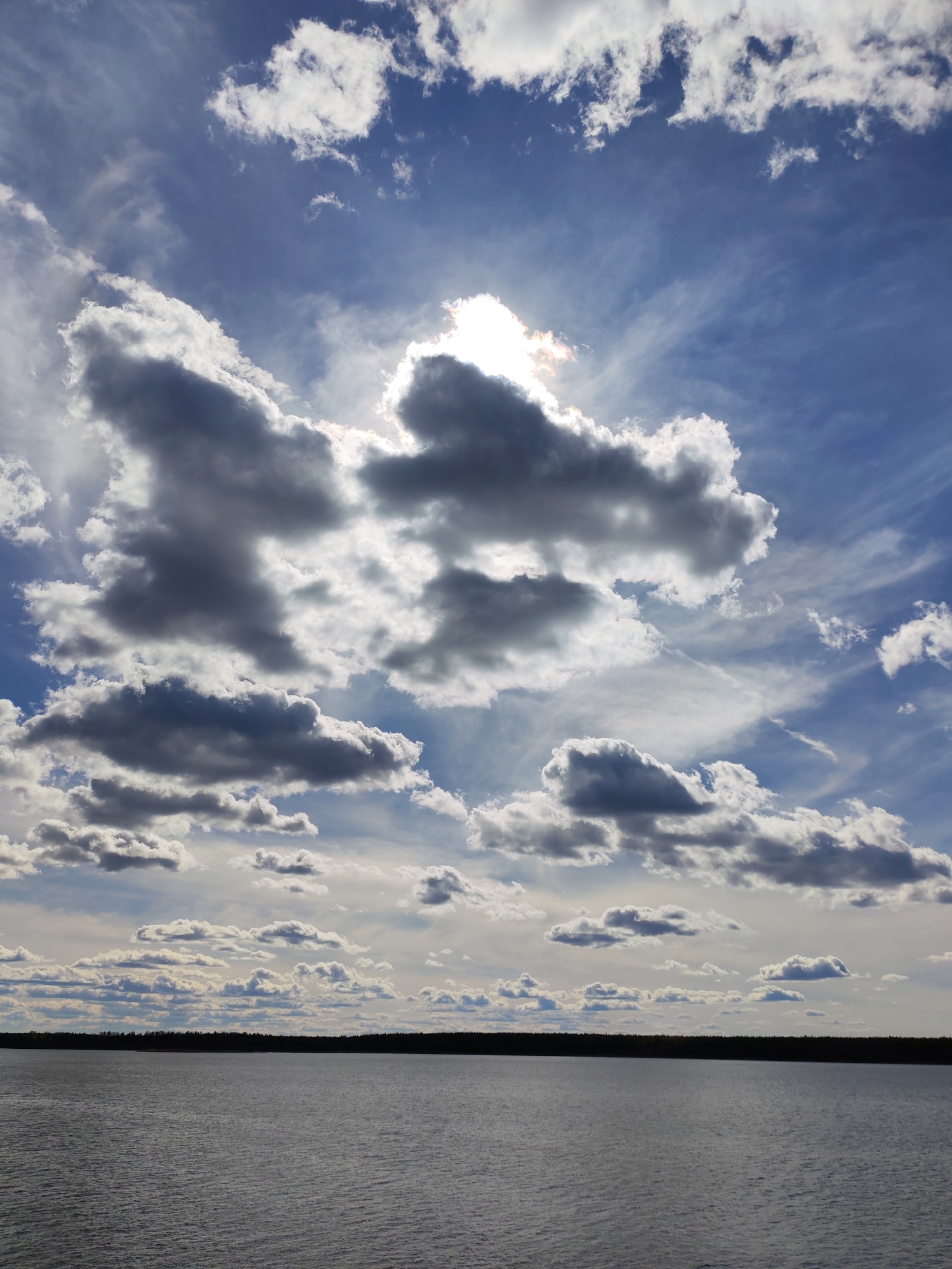 Barge journey documented on Russian waterway near Topornya