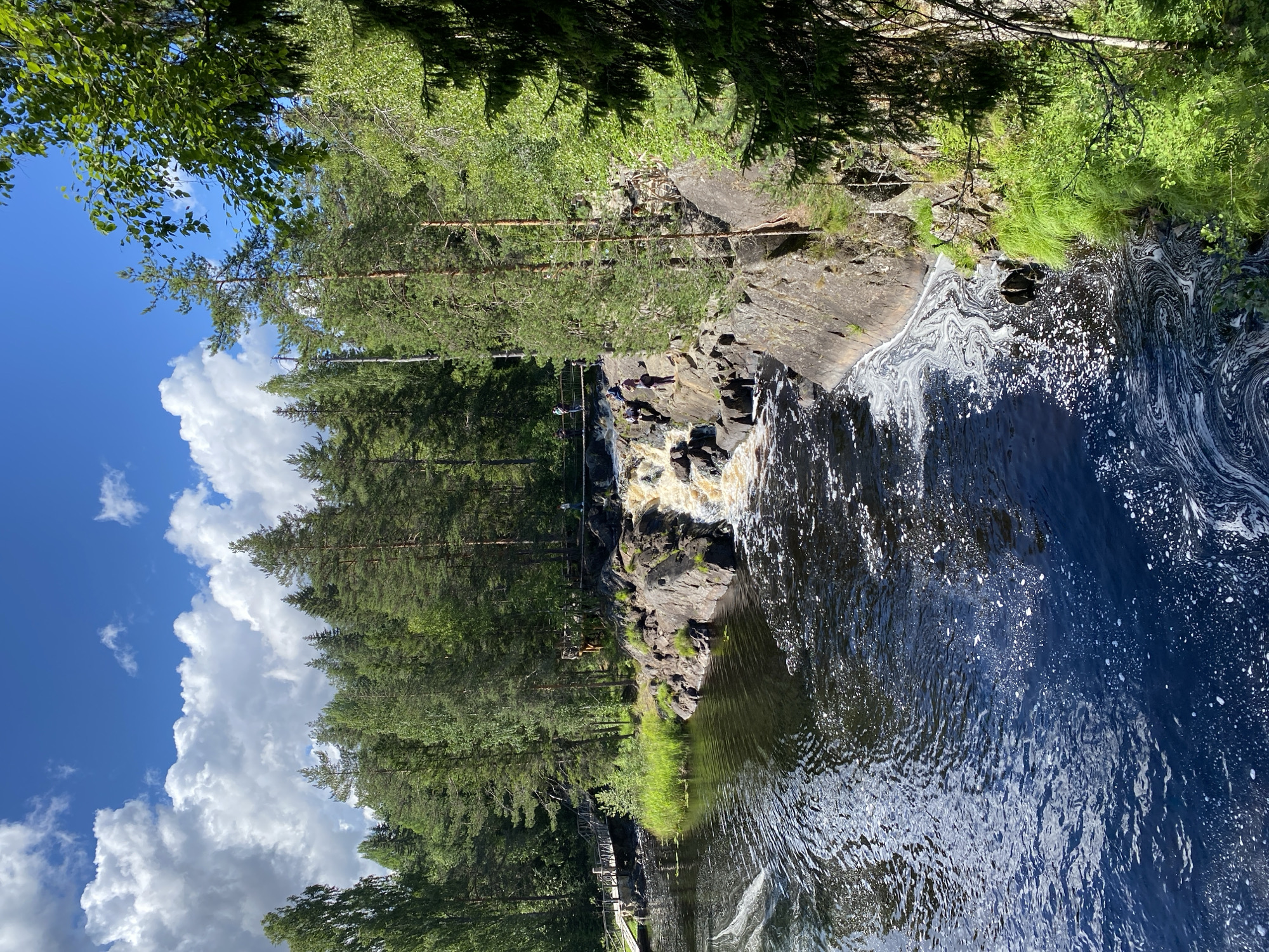 Exploring waterfalls and forest trails at Ruskeala Mountain Park