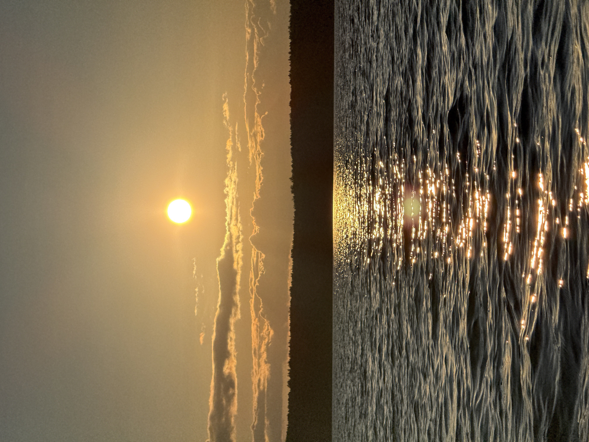 Sunset paddleboarding session captured on Russian lake