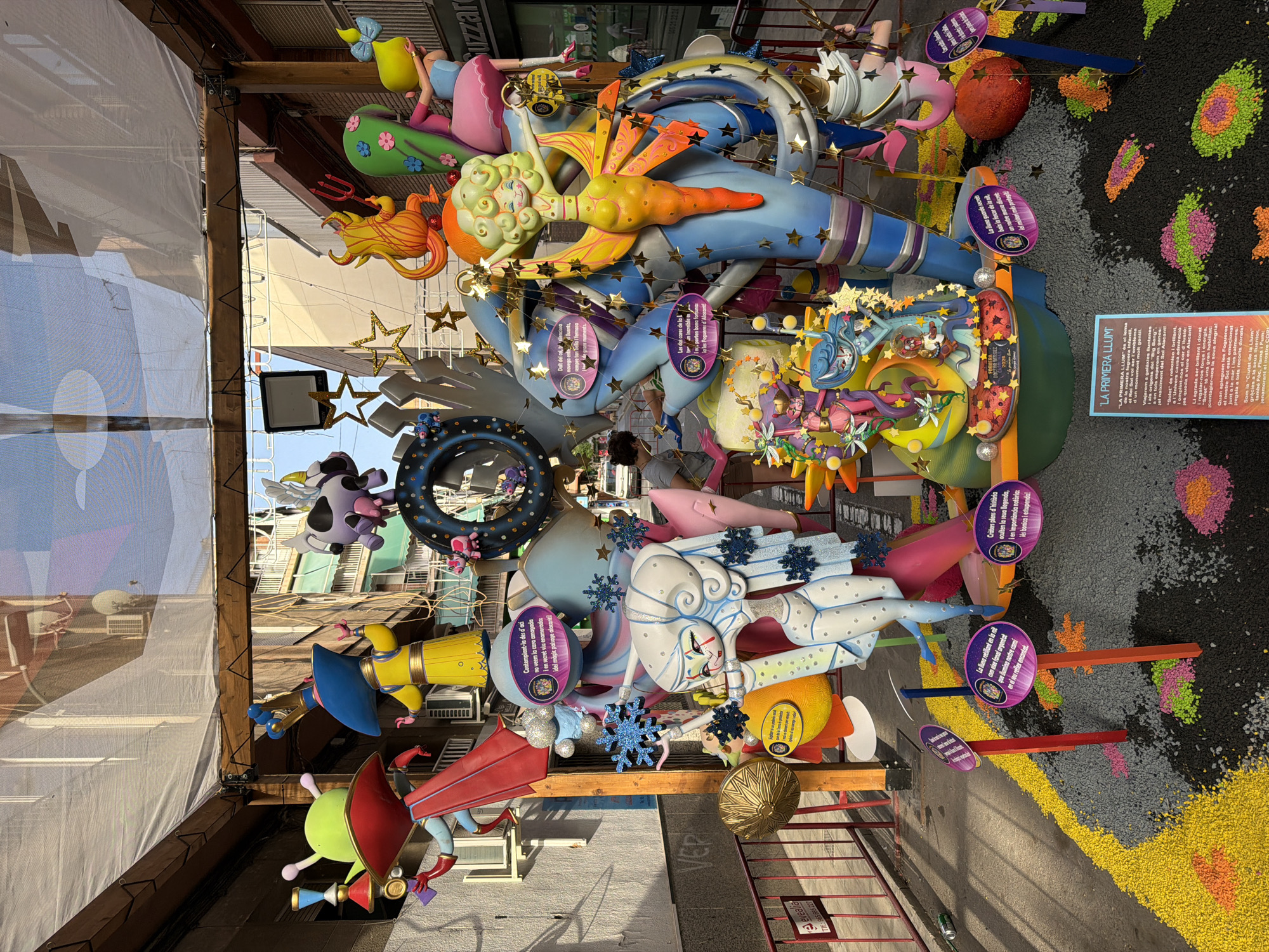 Fallas festival monuments fill the streets with satirical sculpture