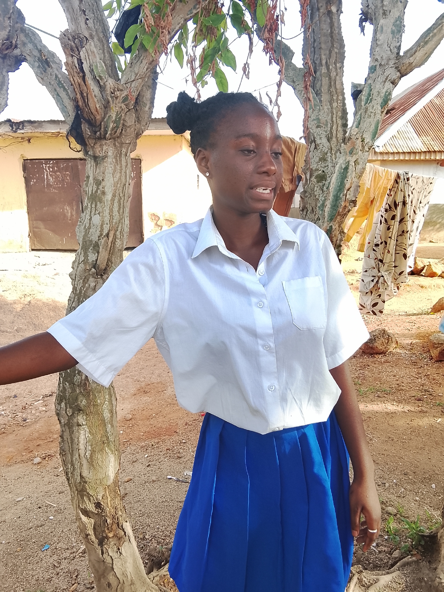 Casual photo session captured in Kuru, Nigeria residential area
