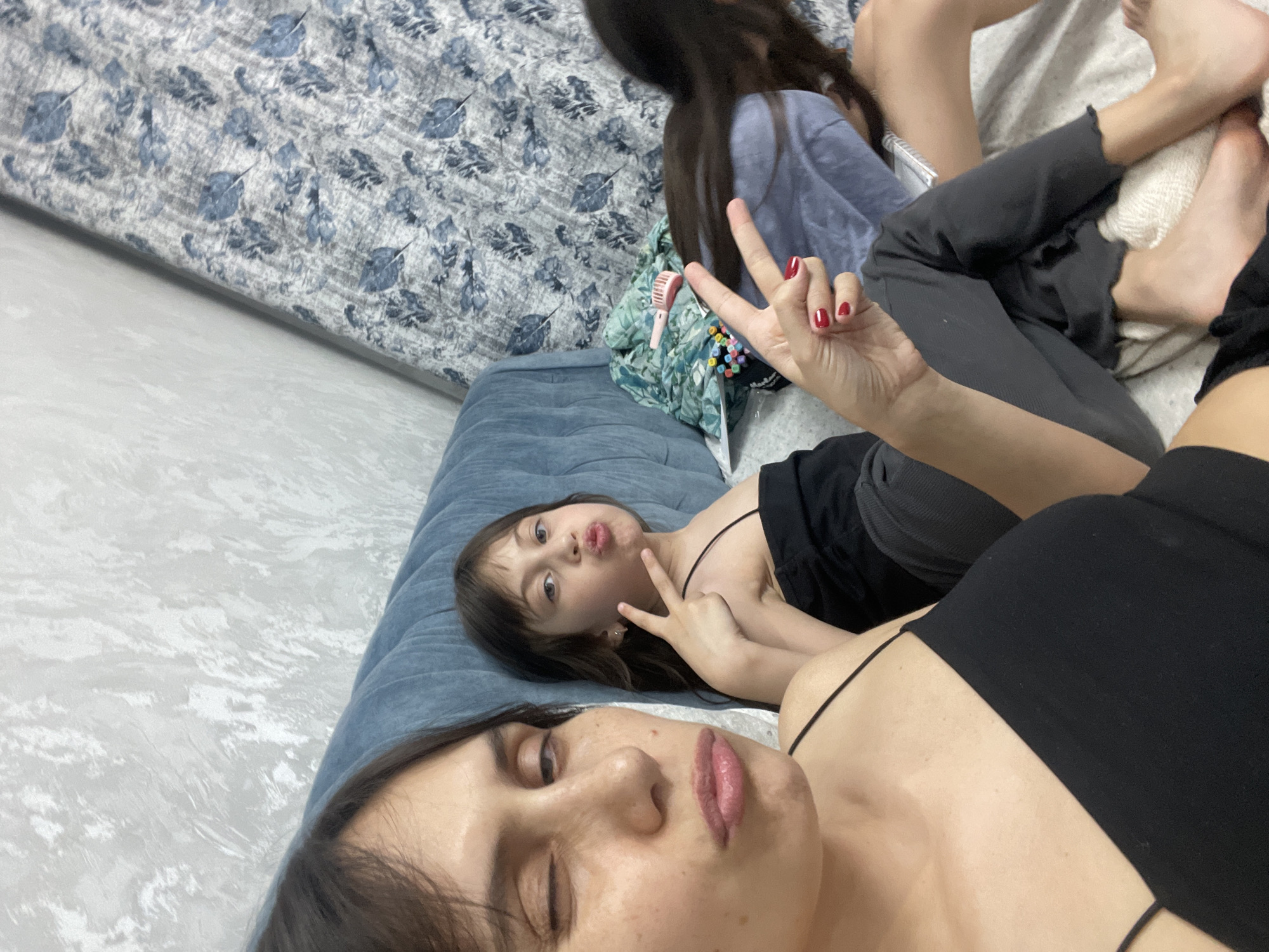Family moments captured during evening hours in Izhevsk, Russia