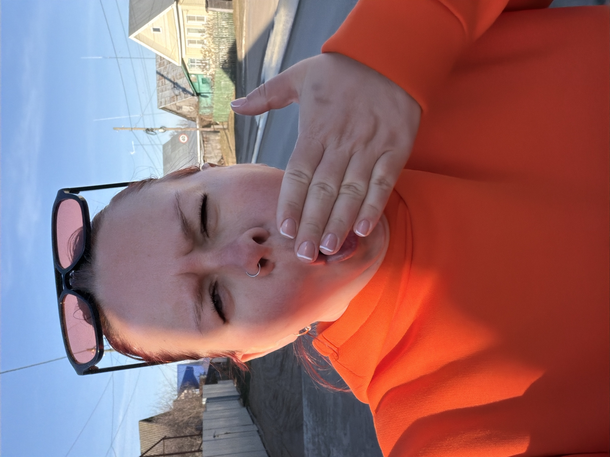 Orange-clad residents spotted around Chaikovsky, Russia