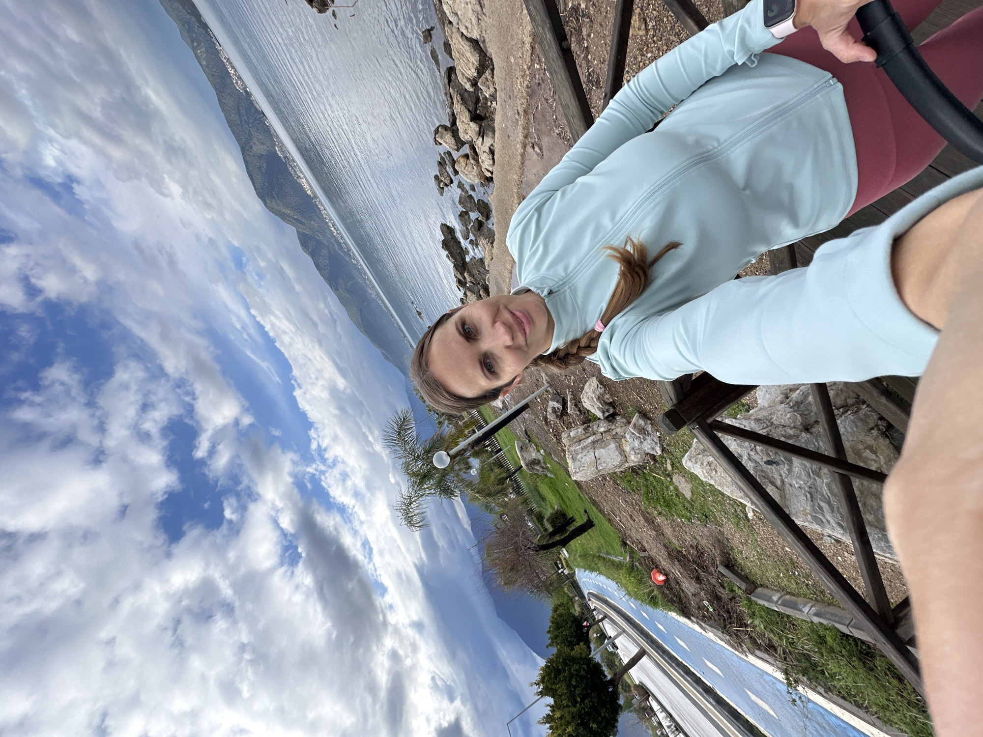 Morning fitness routine captured along Fethiye waterfront paths