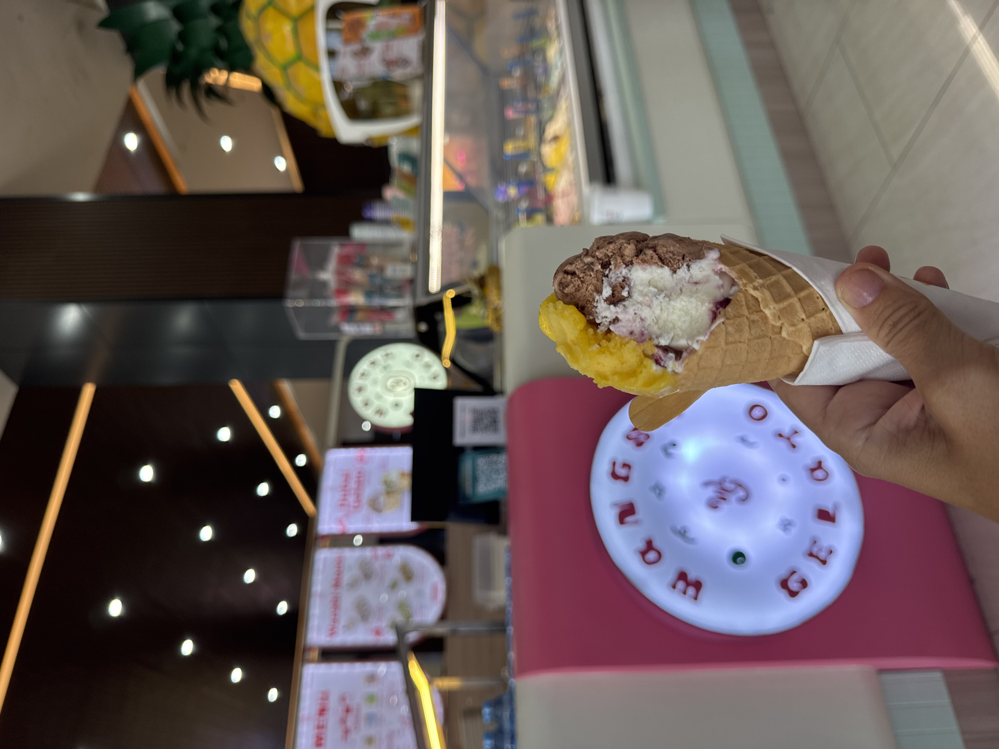 Inside a busy Kuta mall: food, retail, and quirky installations