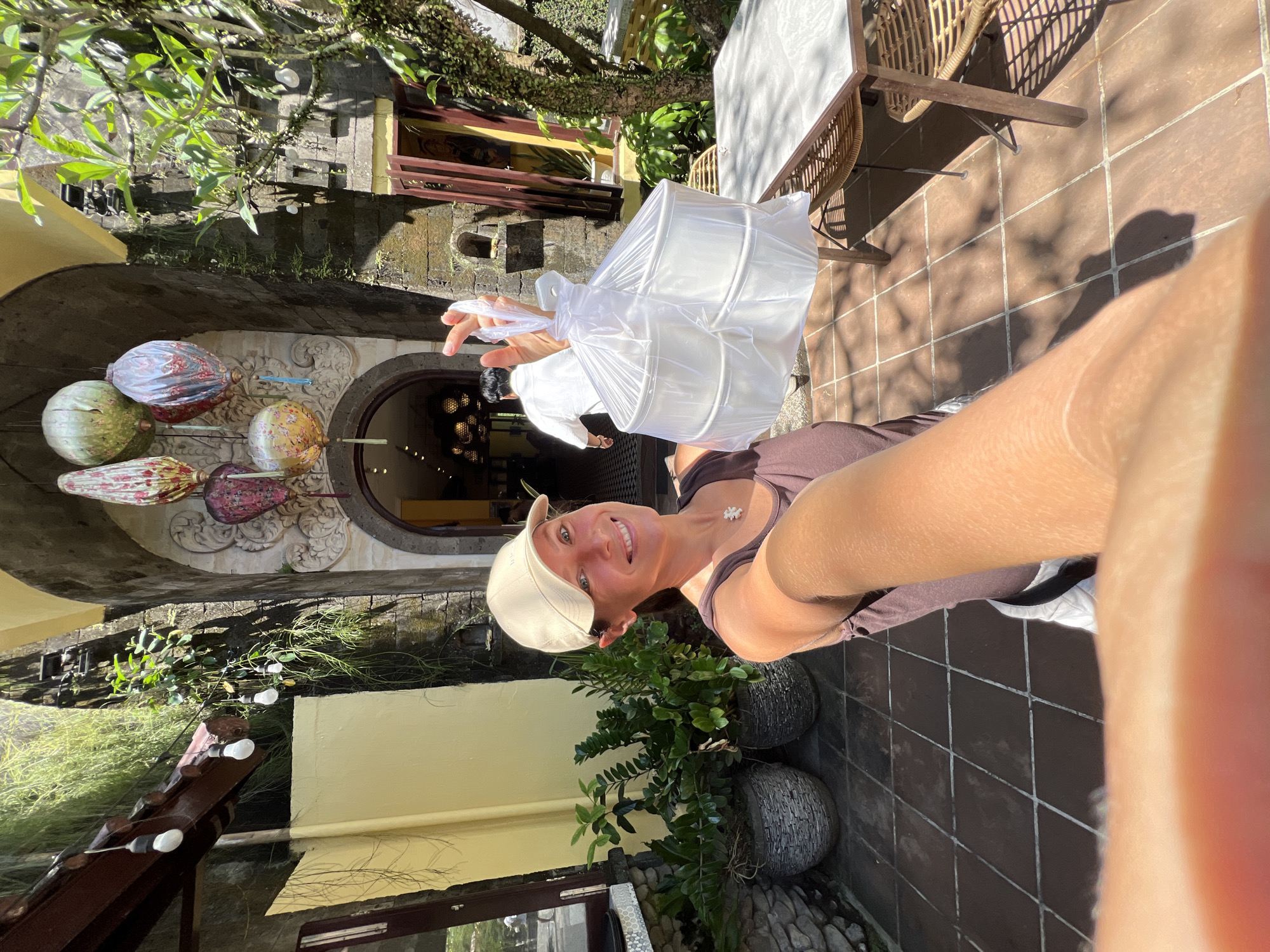 Morning tourist moments captured across Ubud, Indonesia