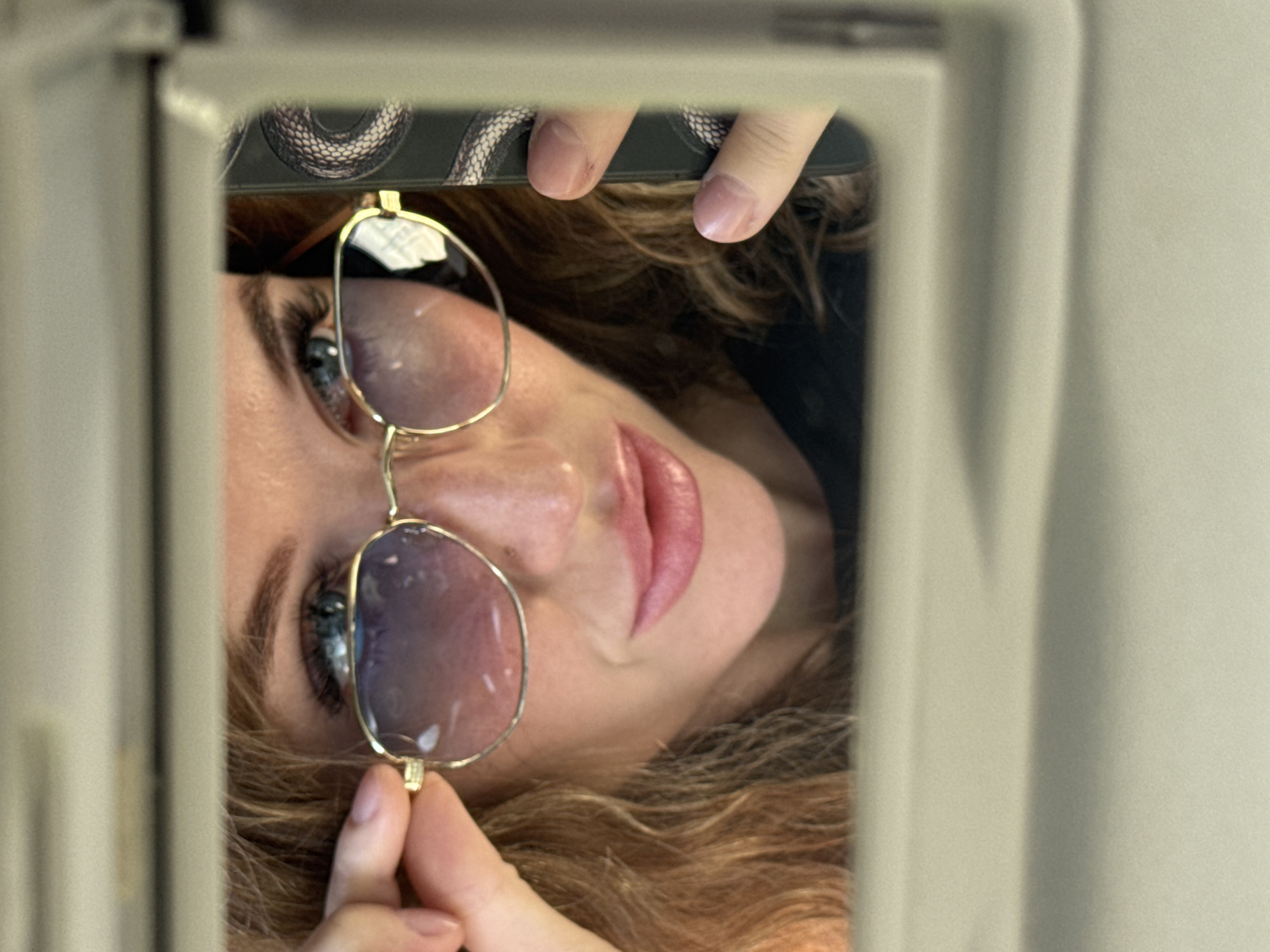 Casual car selfies and portraits in Chaikovsky, Russia