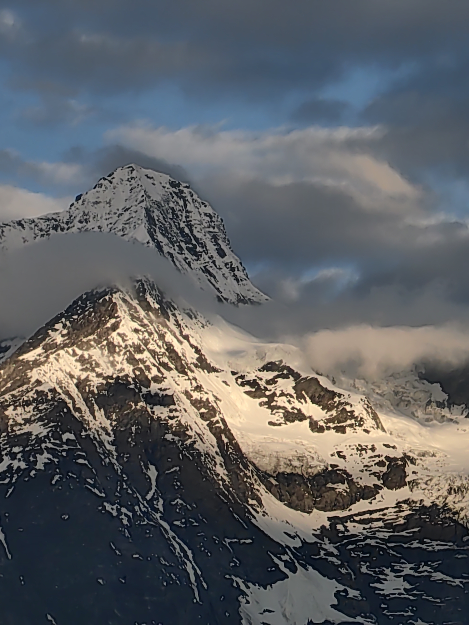 Snow-capped Himalayan peaks and village life around Keylong