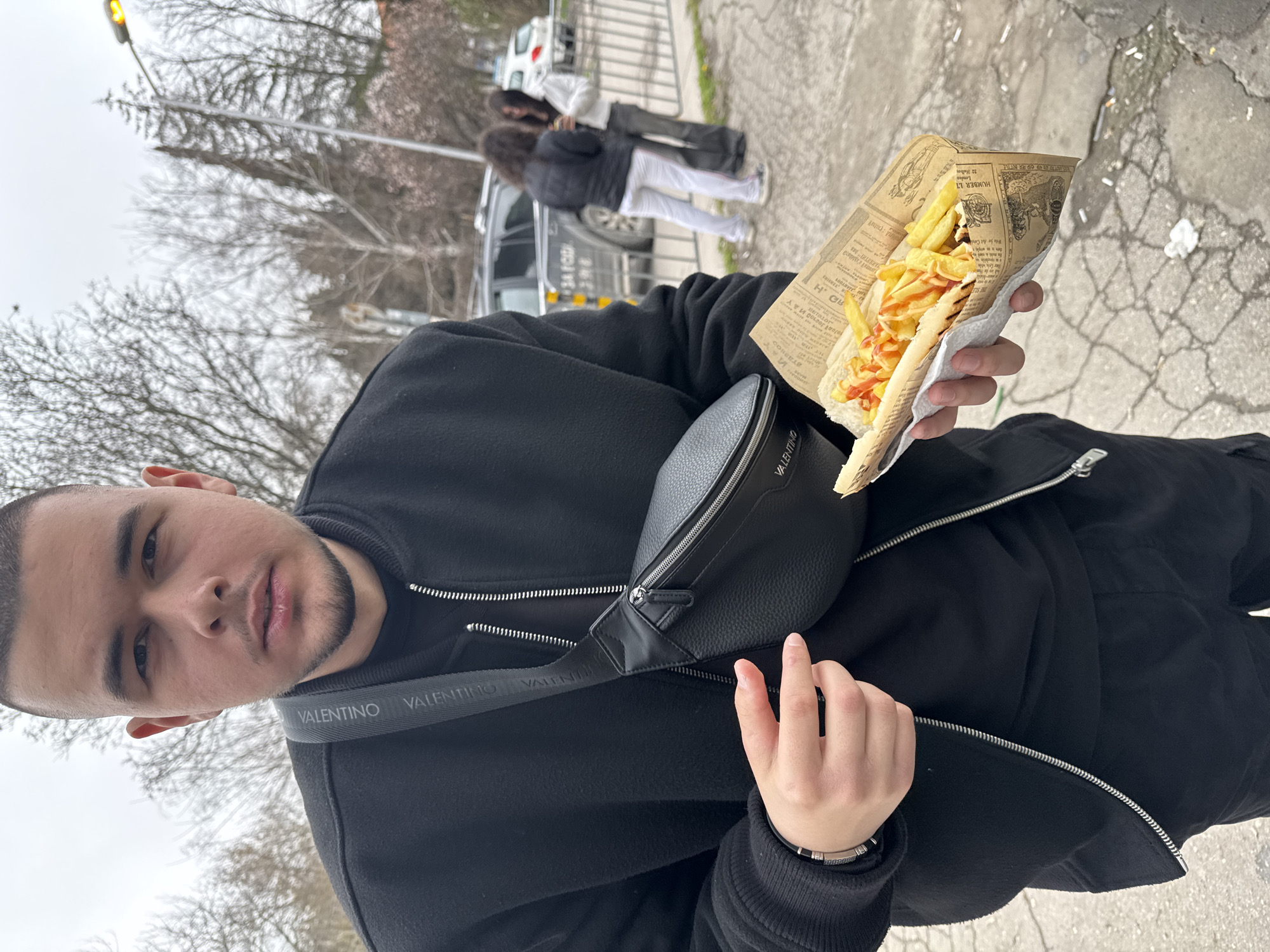Morning moments: street food and dog petting in Varna