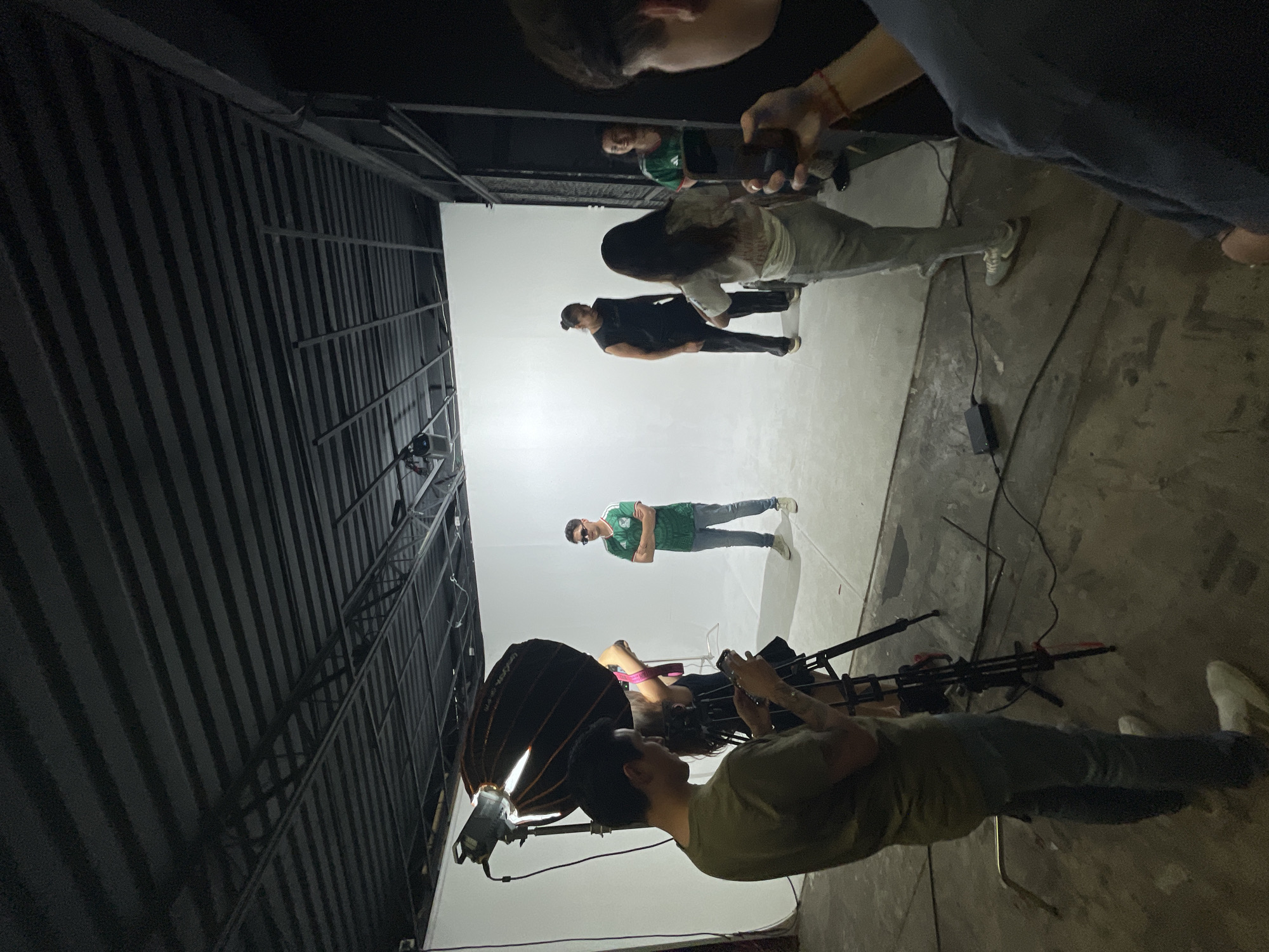 Professional photo shoots documented at Mexico City studios
