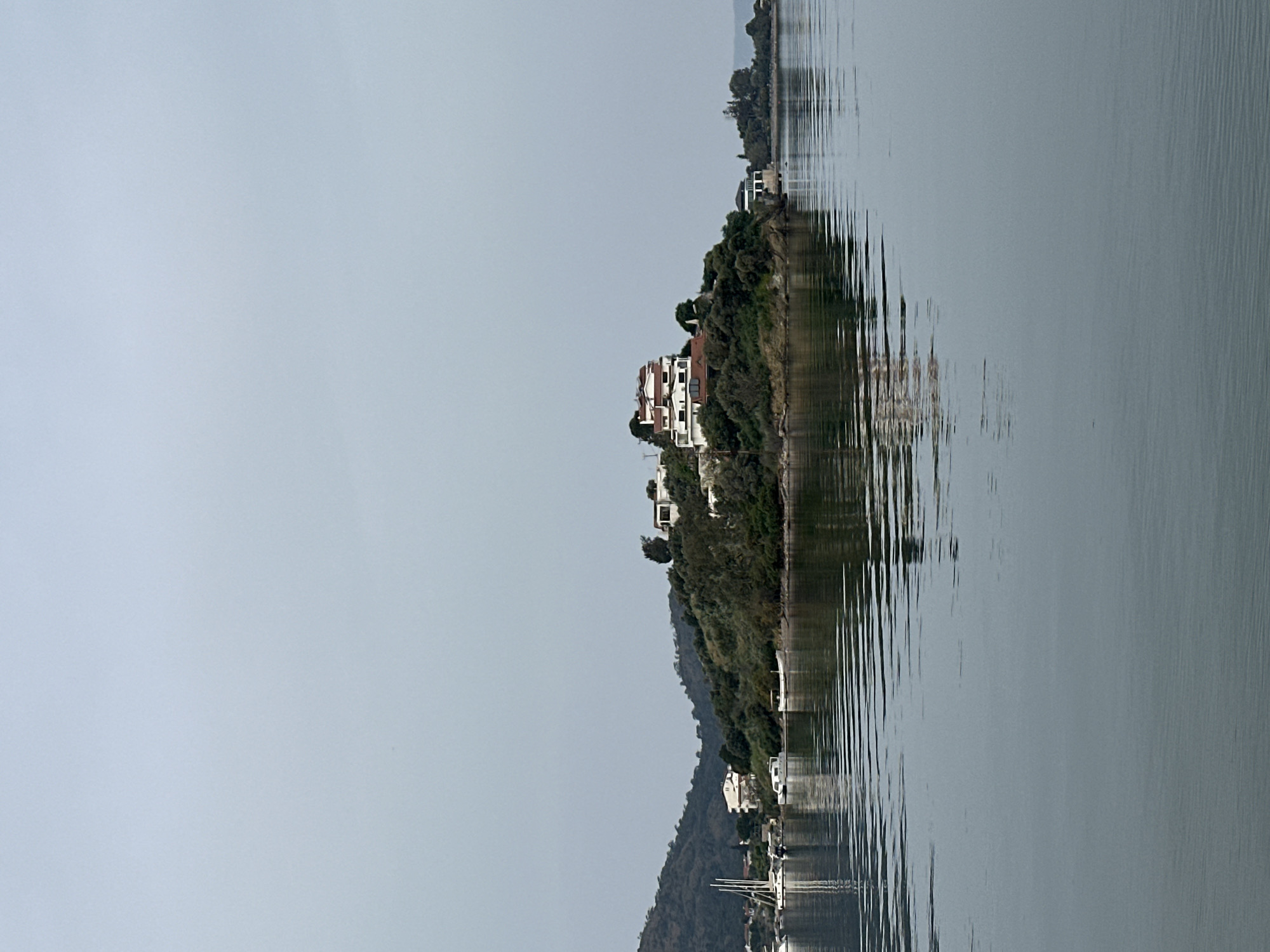 Early morning hike documented through selfies in Fethiye waterfront