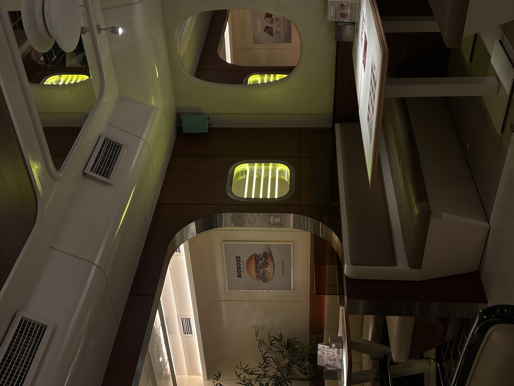Modern Restaurant Interior and Street Views Captured in Yerevan