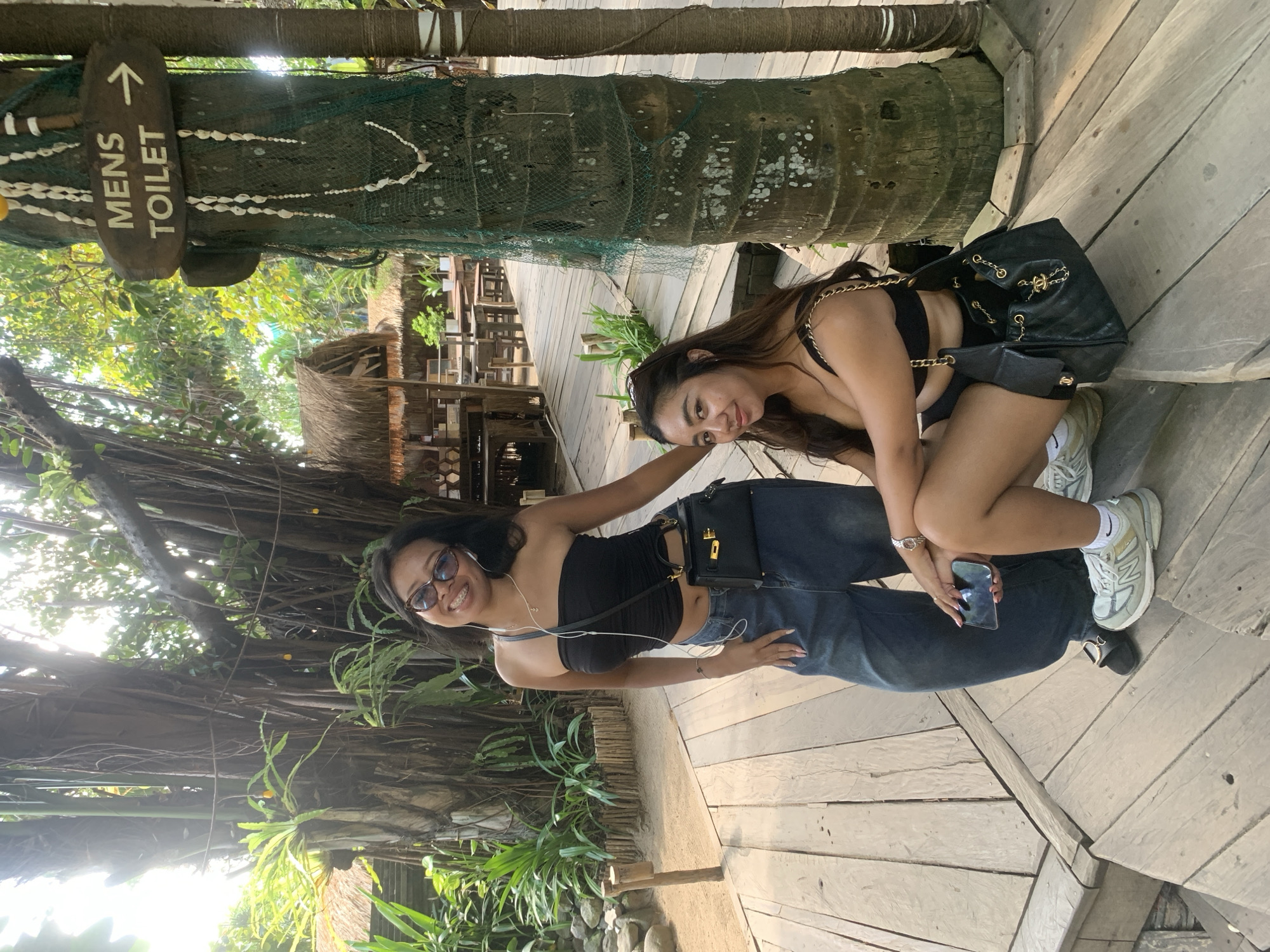 Afternoon at a tropical beachfront venue in North Kuta, Bali