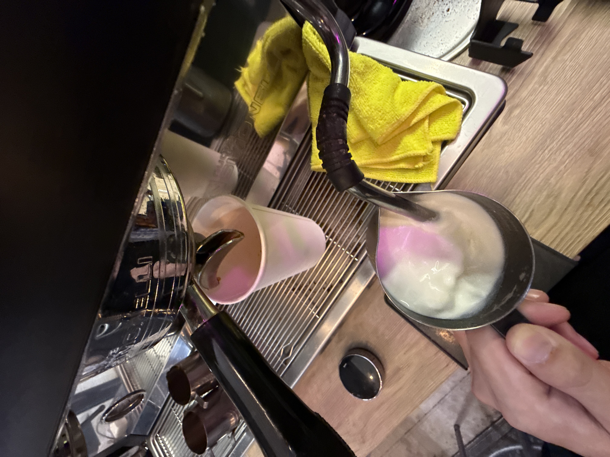 Morning coffee shop visit at Шкаф Coffee Shop, Moscow