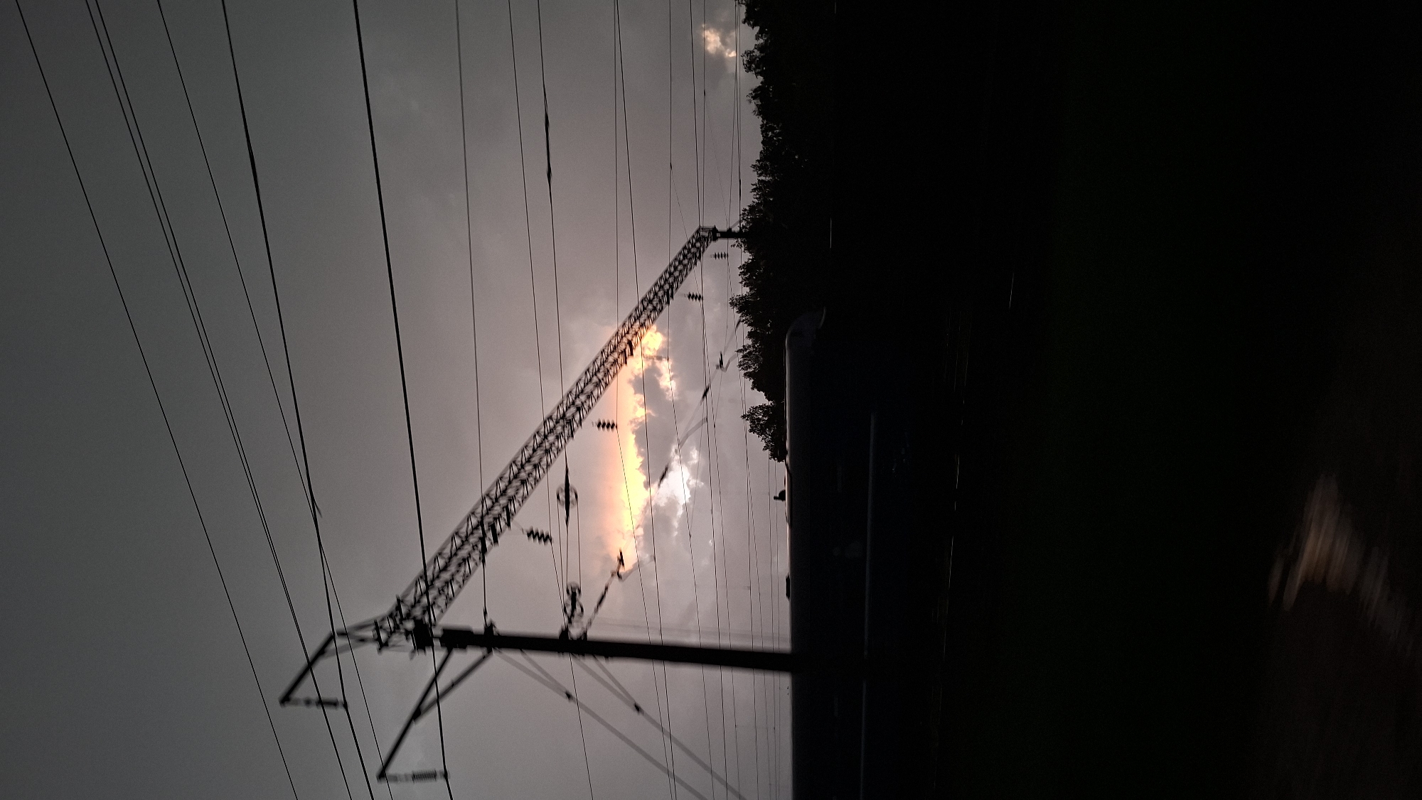 Evening weather shift observed in Smalyavichy, Belarus