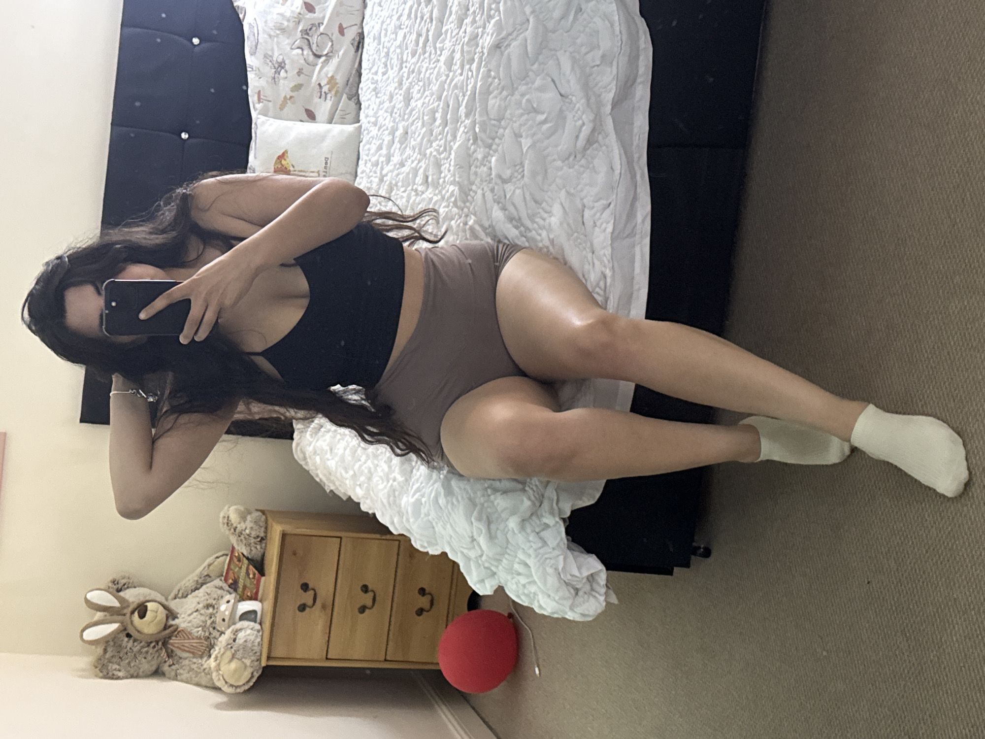 Personal documentation session captured in Great Yarmouth bedroom