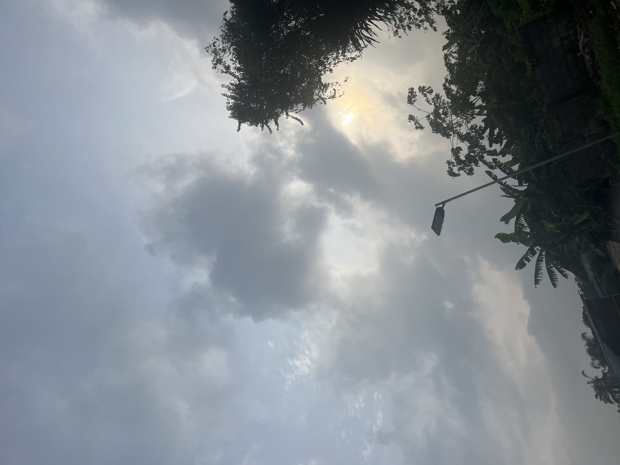Overcast Morning Observed Over Residential Area June 8