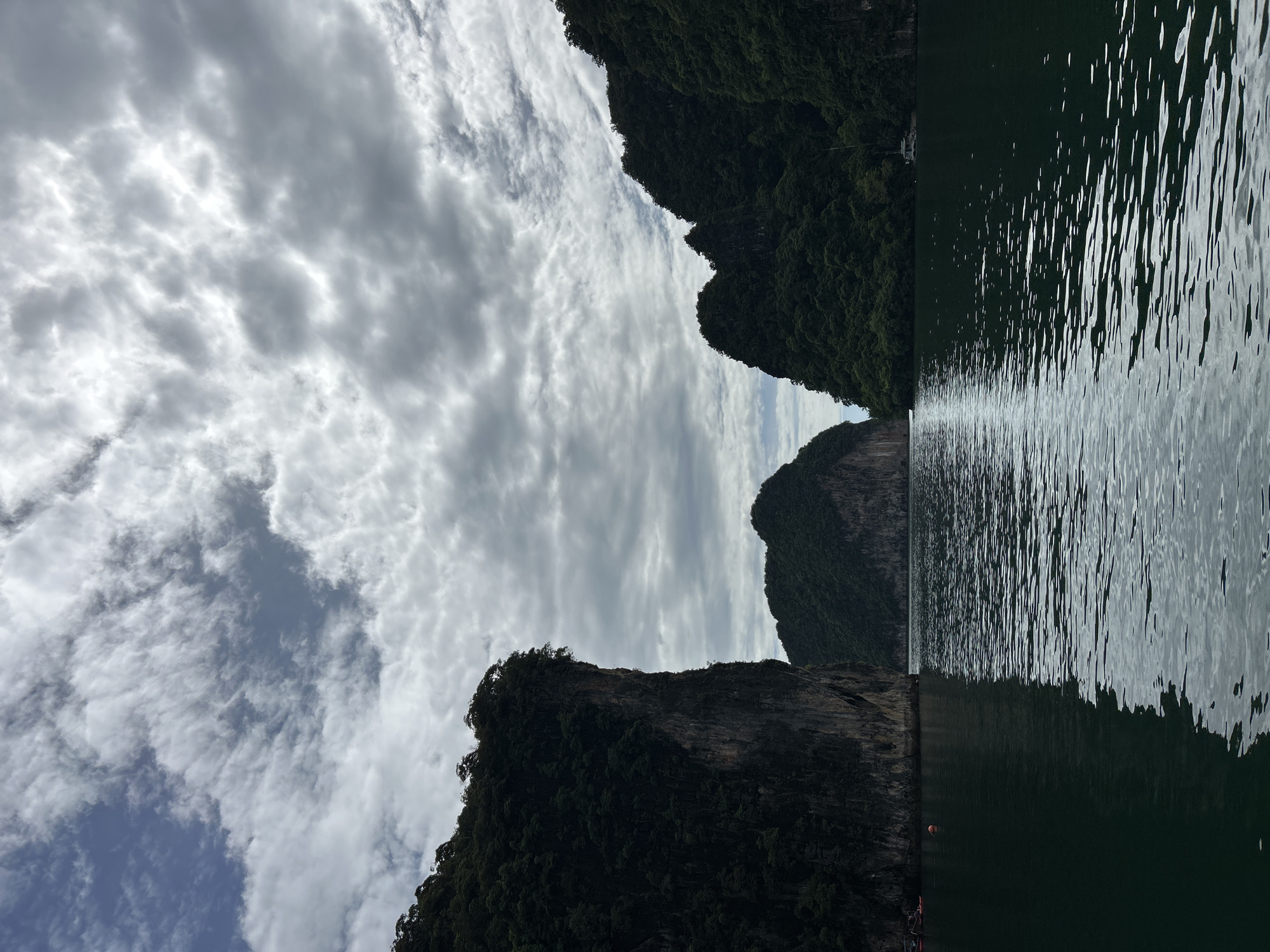 Up close with the karst cliffs of Khlong Khian by boat