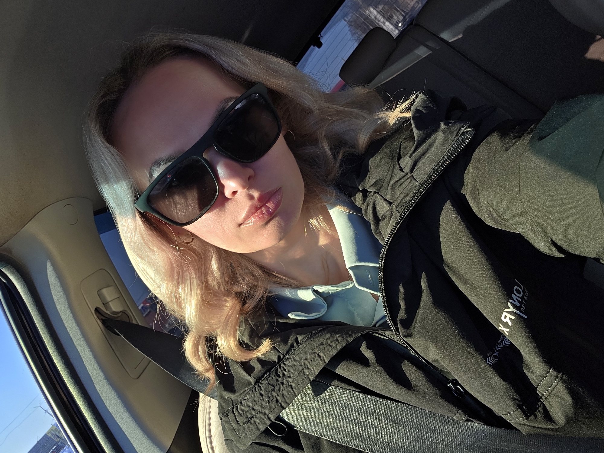Evening drive and selfies captured in Chaikovsky, Russia